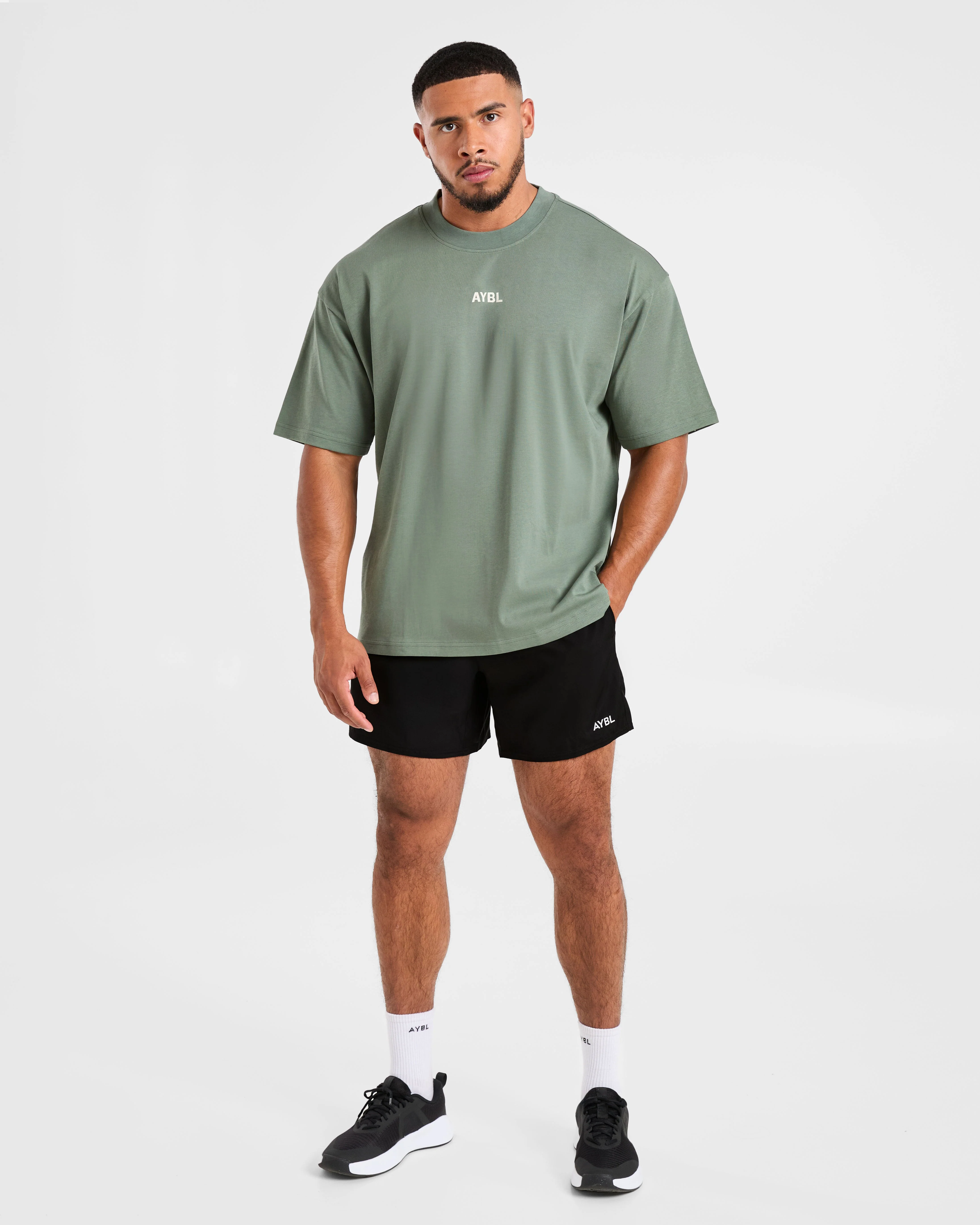 Cam Kissel x Persist Oversized T Shirt - Vintage Sage - Image 3