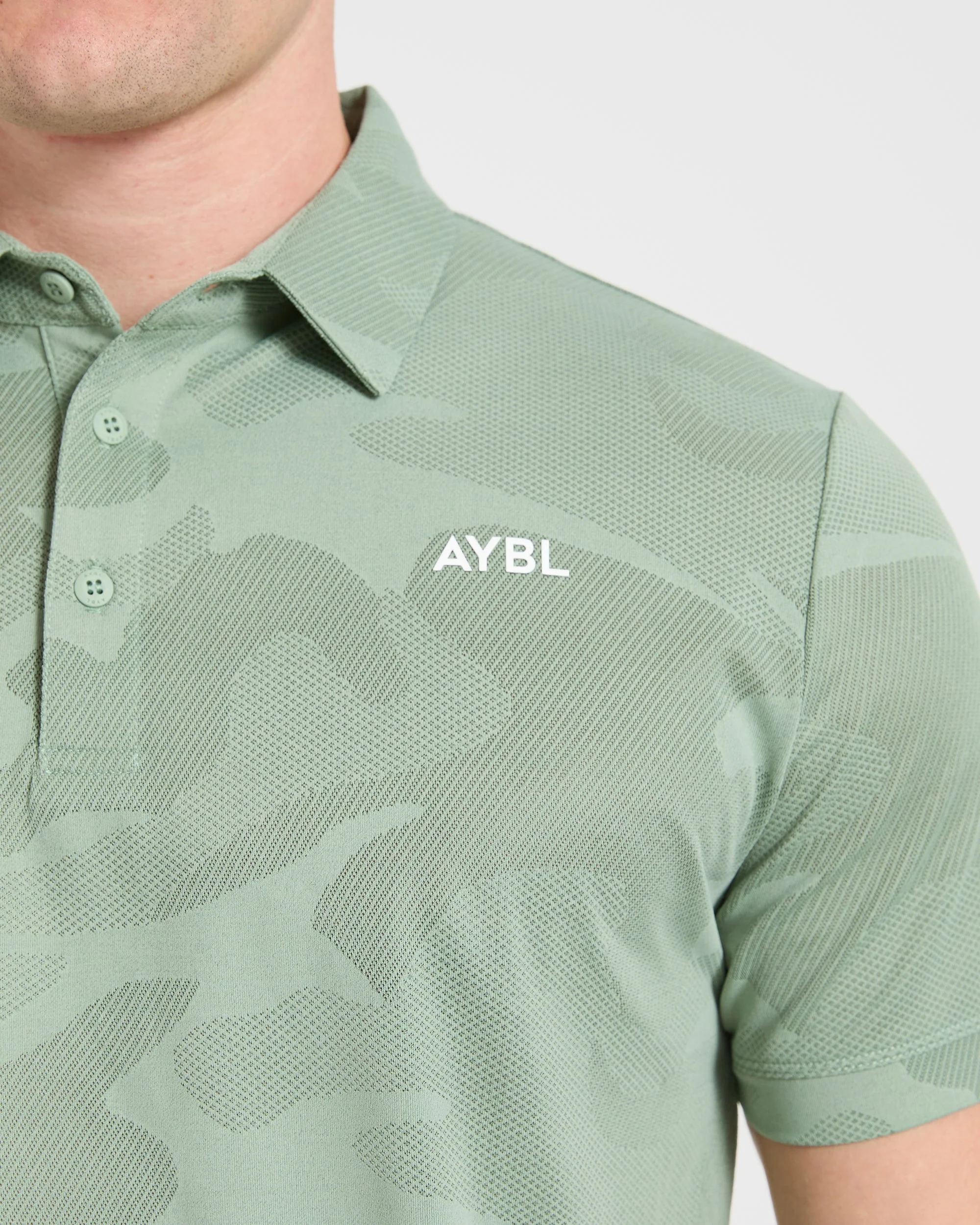 Camo Polo - Muted Green - Image 5