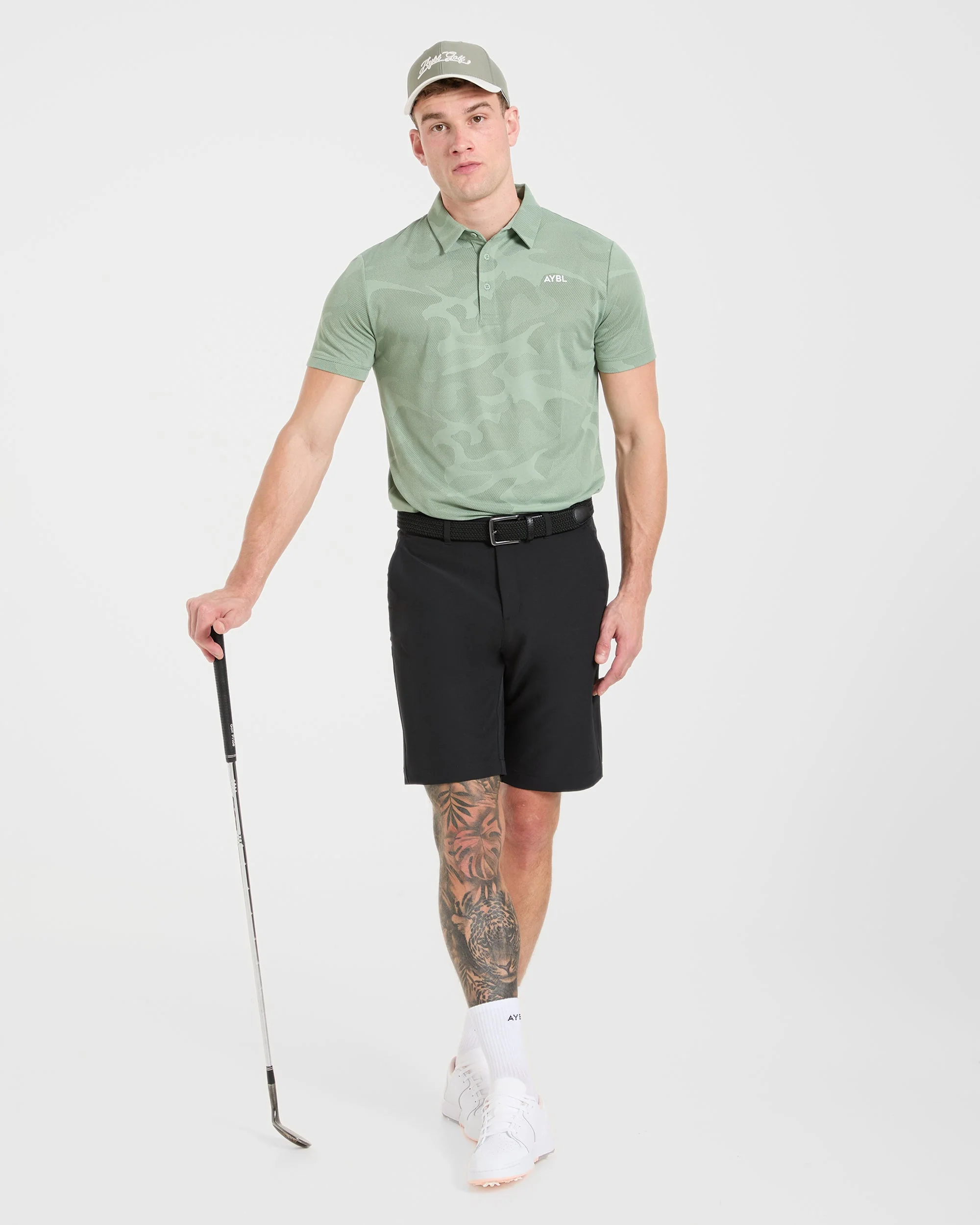 Camo Polo - Muted Green - Image 7
