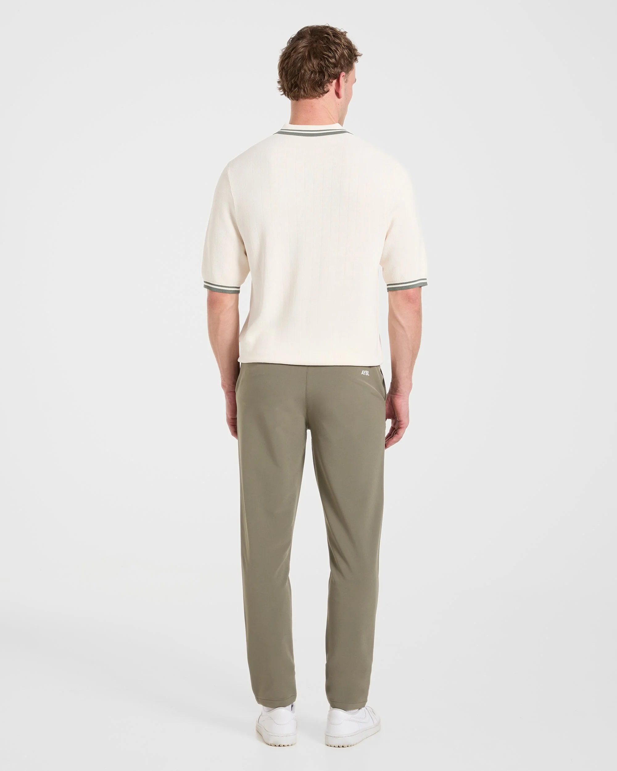 Classic Knitted Polo - Off White - Image 4