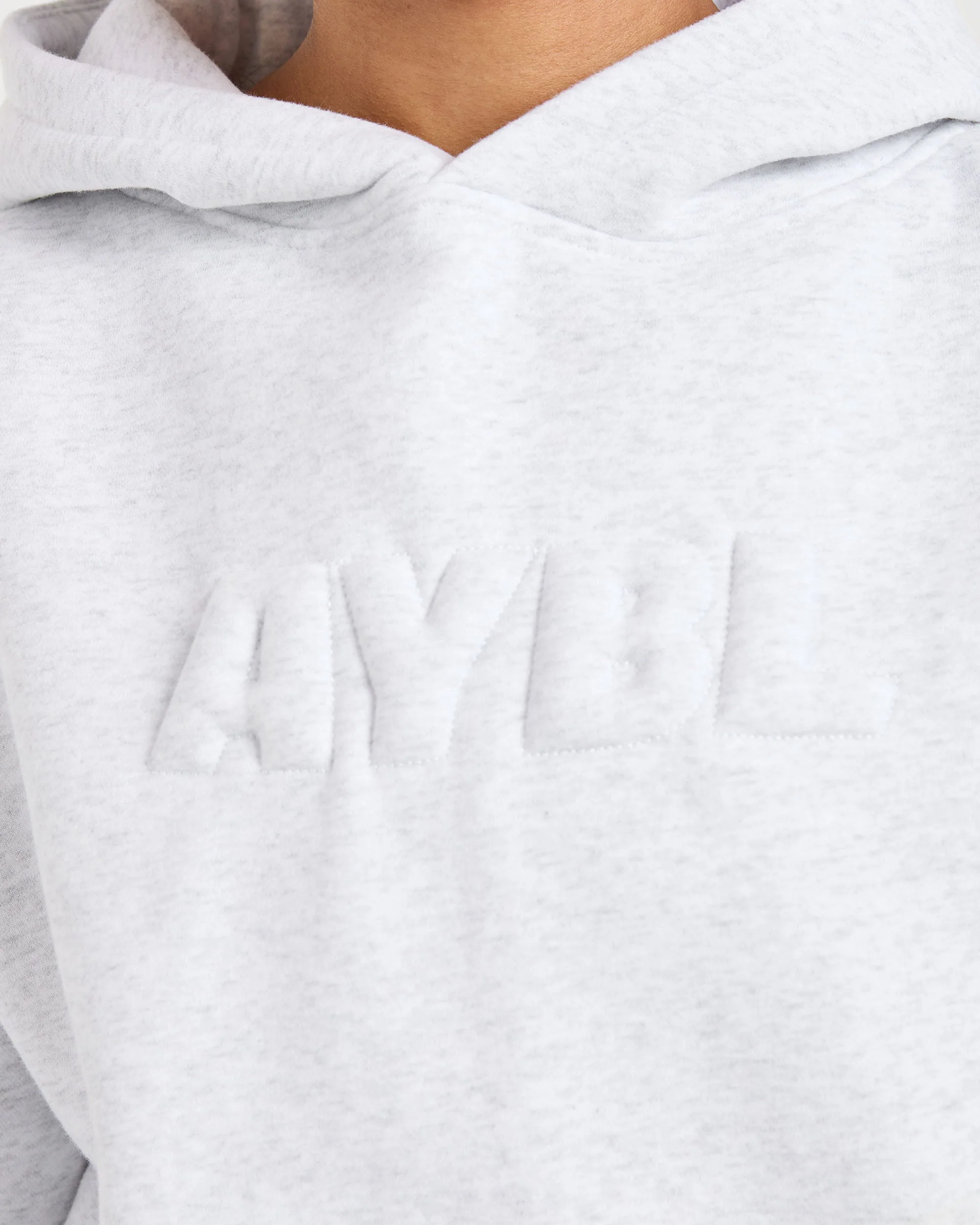 Classic Plush Oversized Hoodie - Heather Grey - Image 5