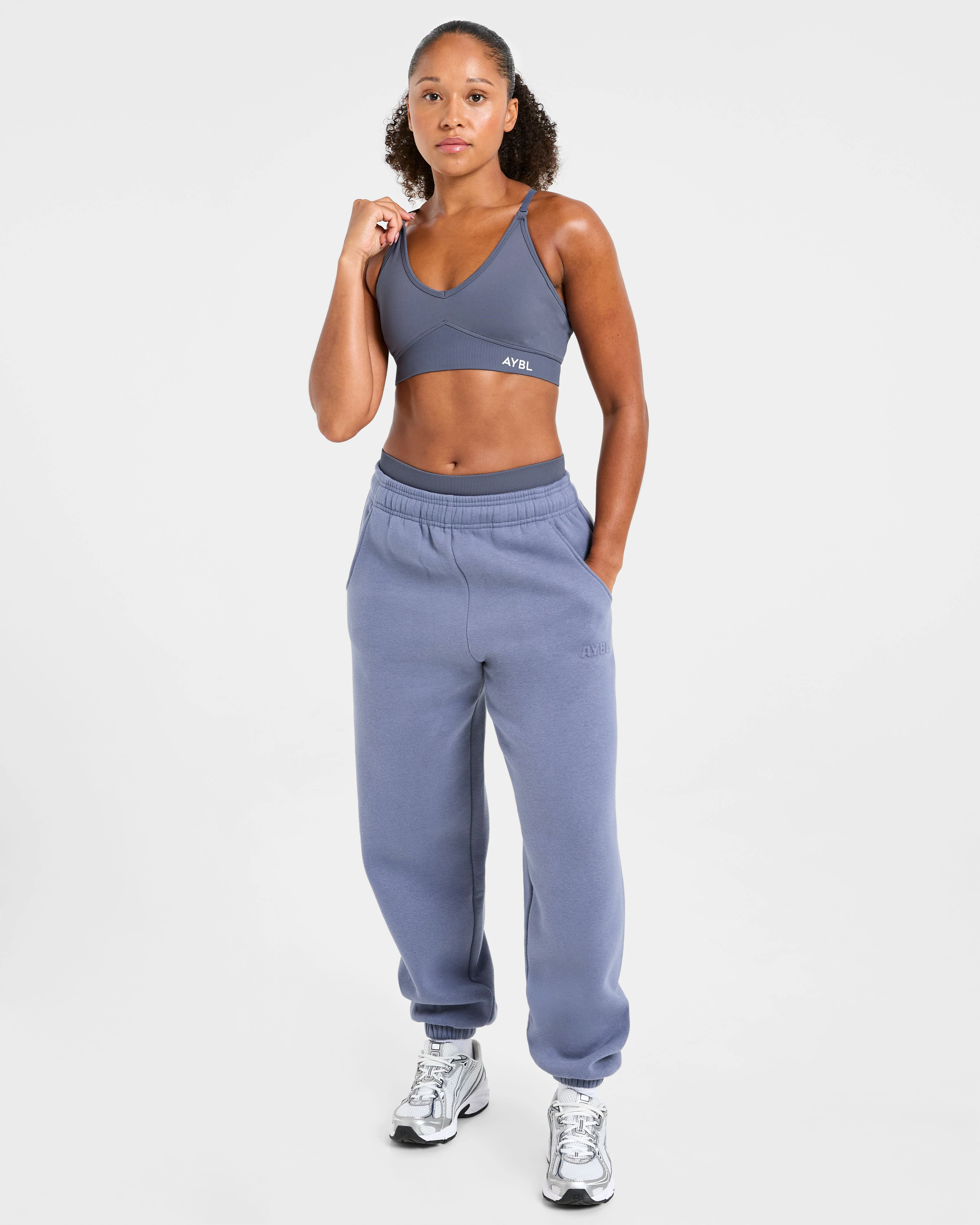 Classic Plush Oversized Joggers - Slate - Image 8