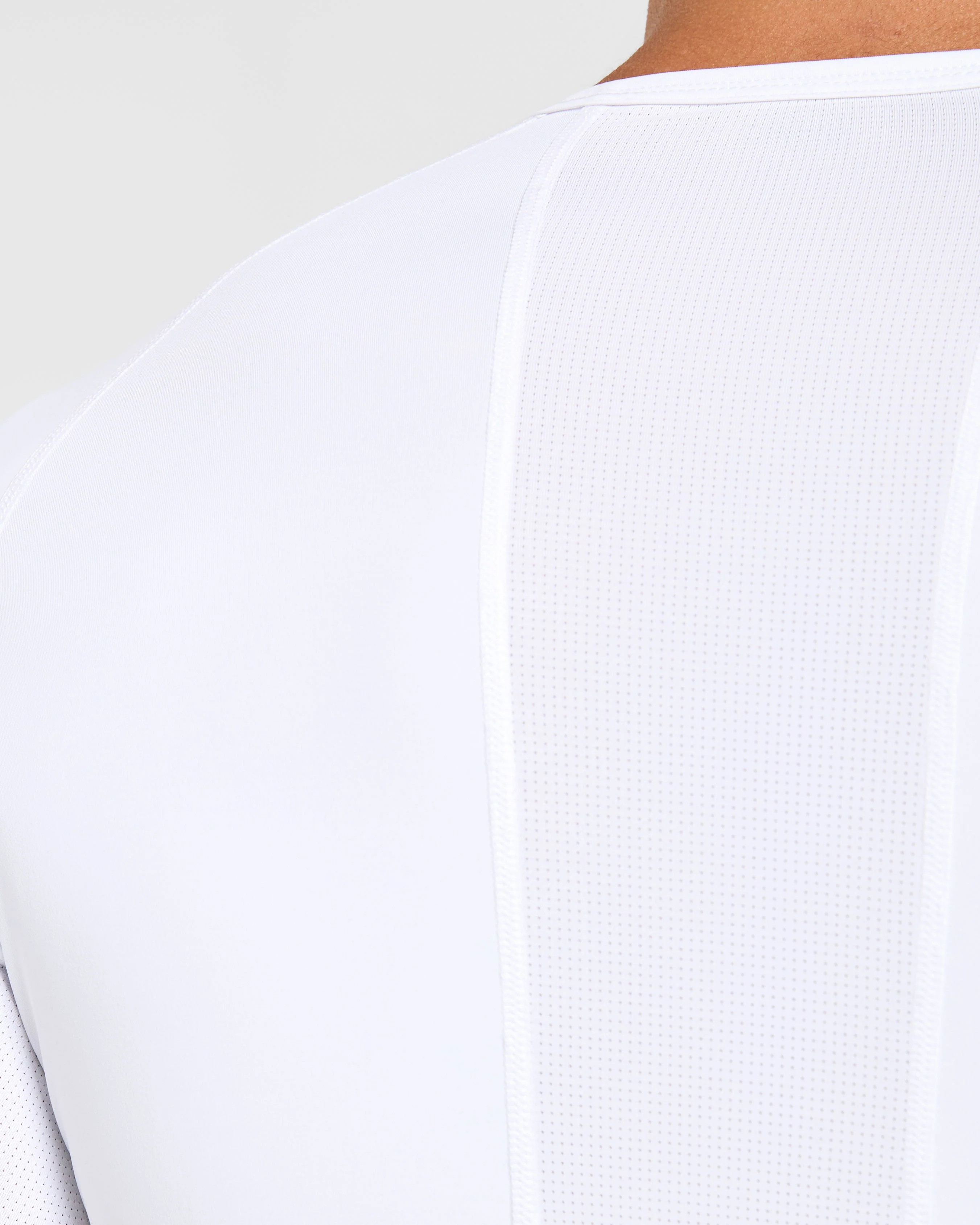 Compression Long Sleeve T Shirt - White - Image 6