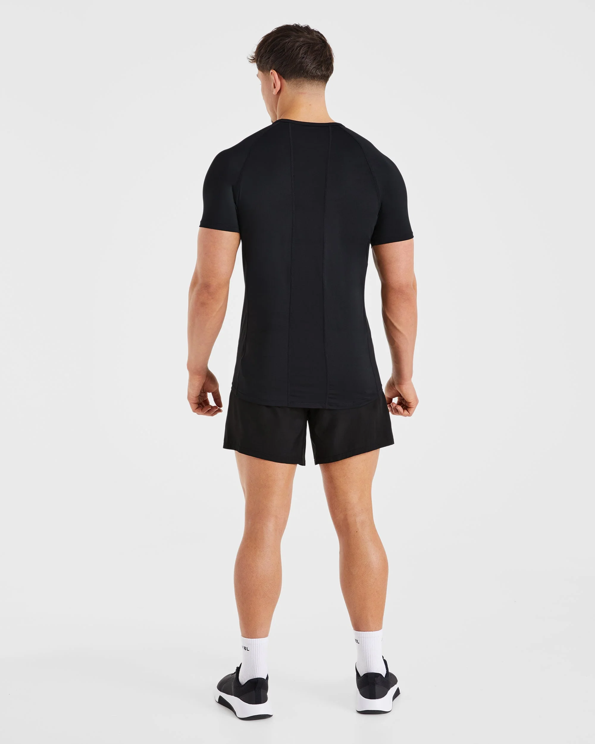 Compression Relaxed T Shirt - Black - Image 4