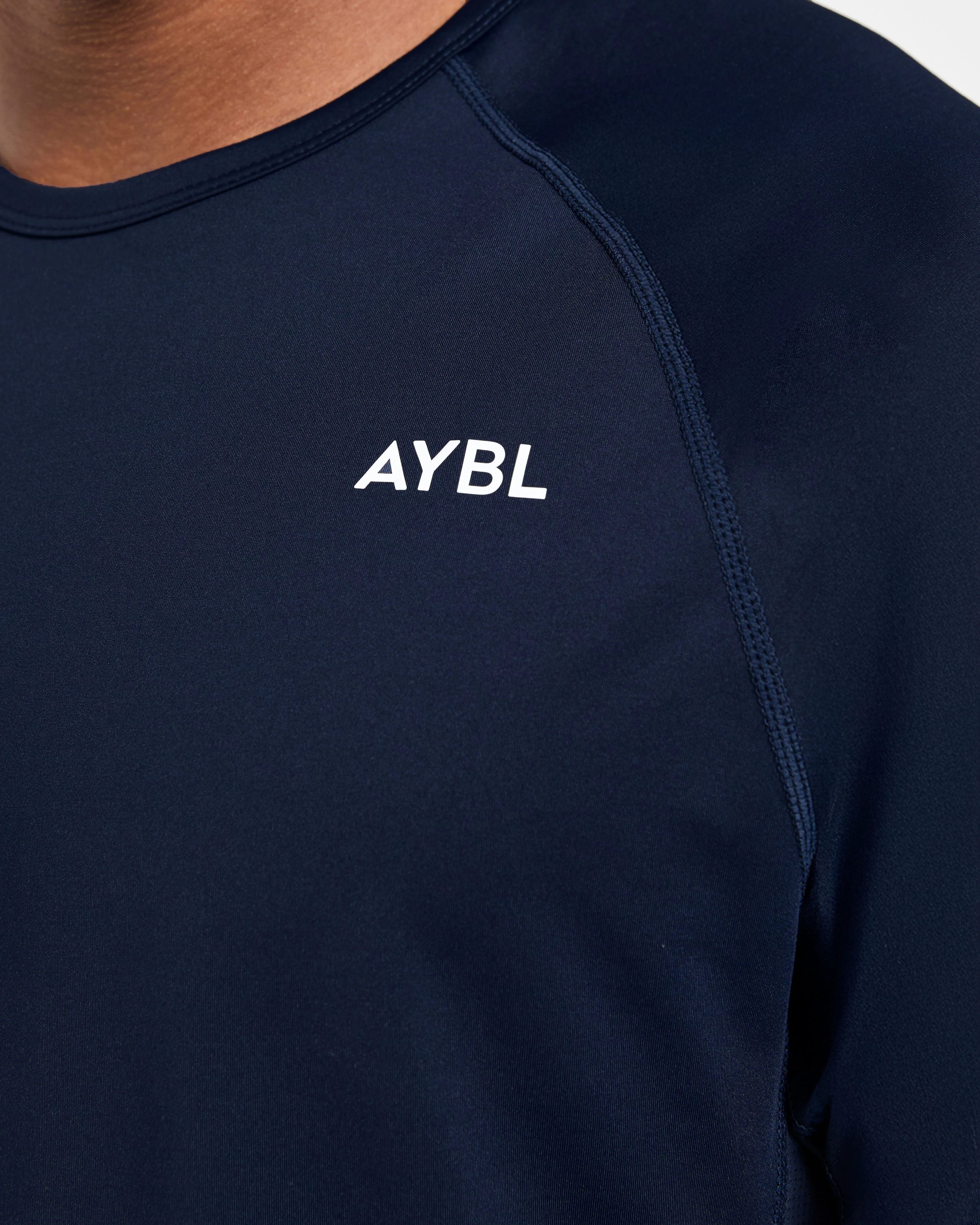 Compression Relaxed T Shirt - Navy - Image 5