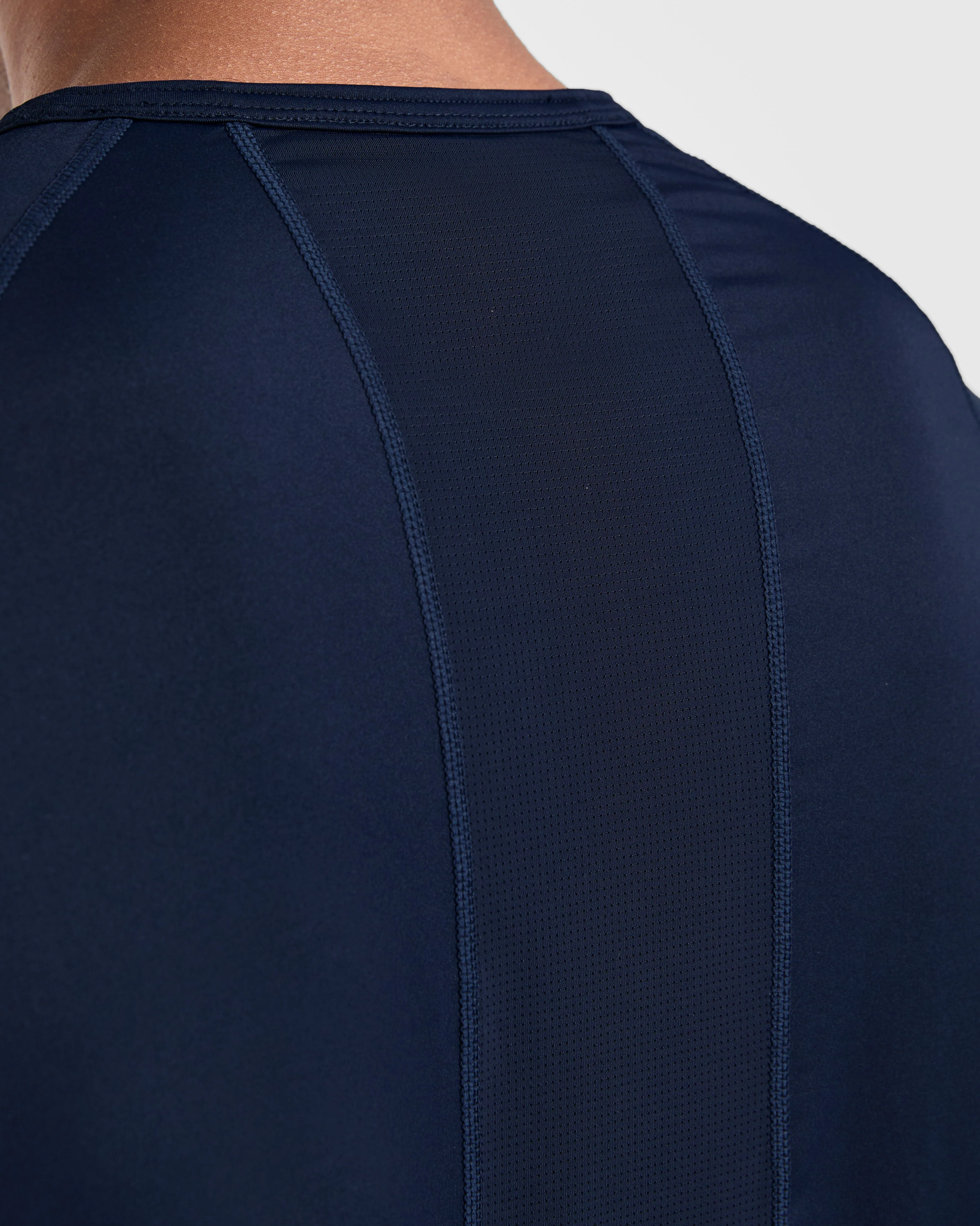 Compression Relaxed T Shirt - Navy - Image 6