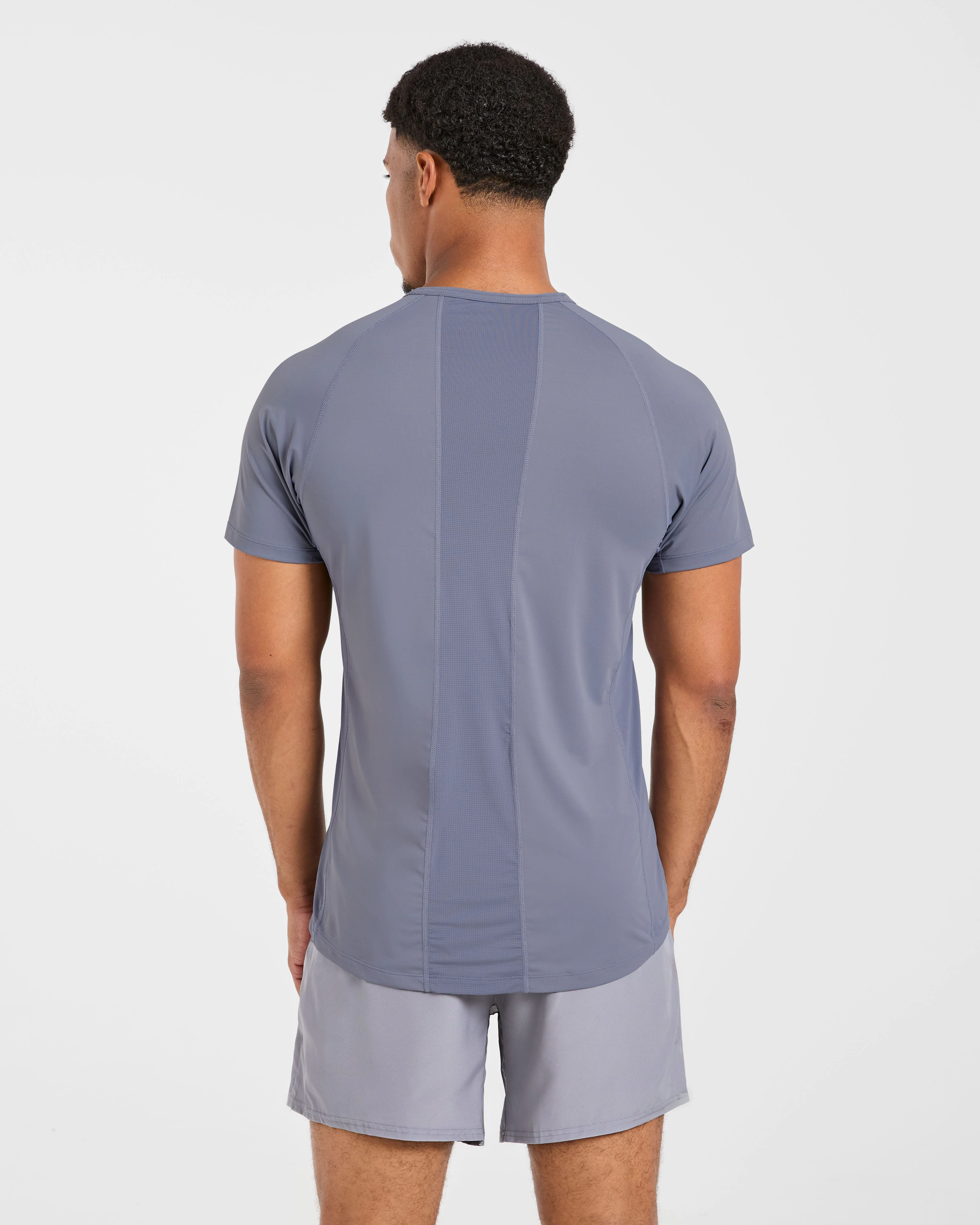 Compression Relaxed T Shirt - Slate Grey - Image 2