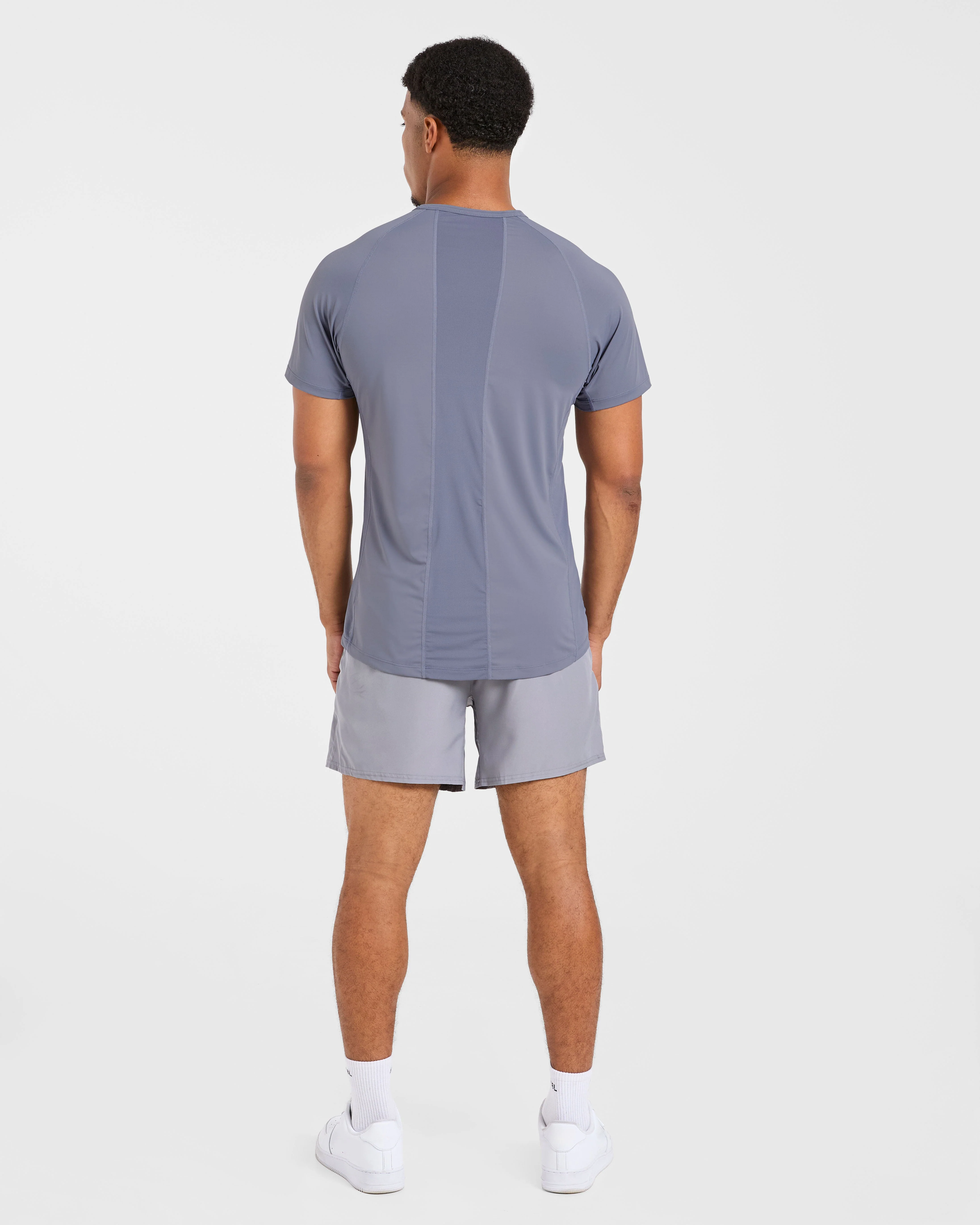 Compression Relaxed T Shirt - Slate Grey - Image 4
