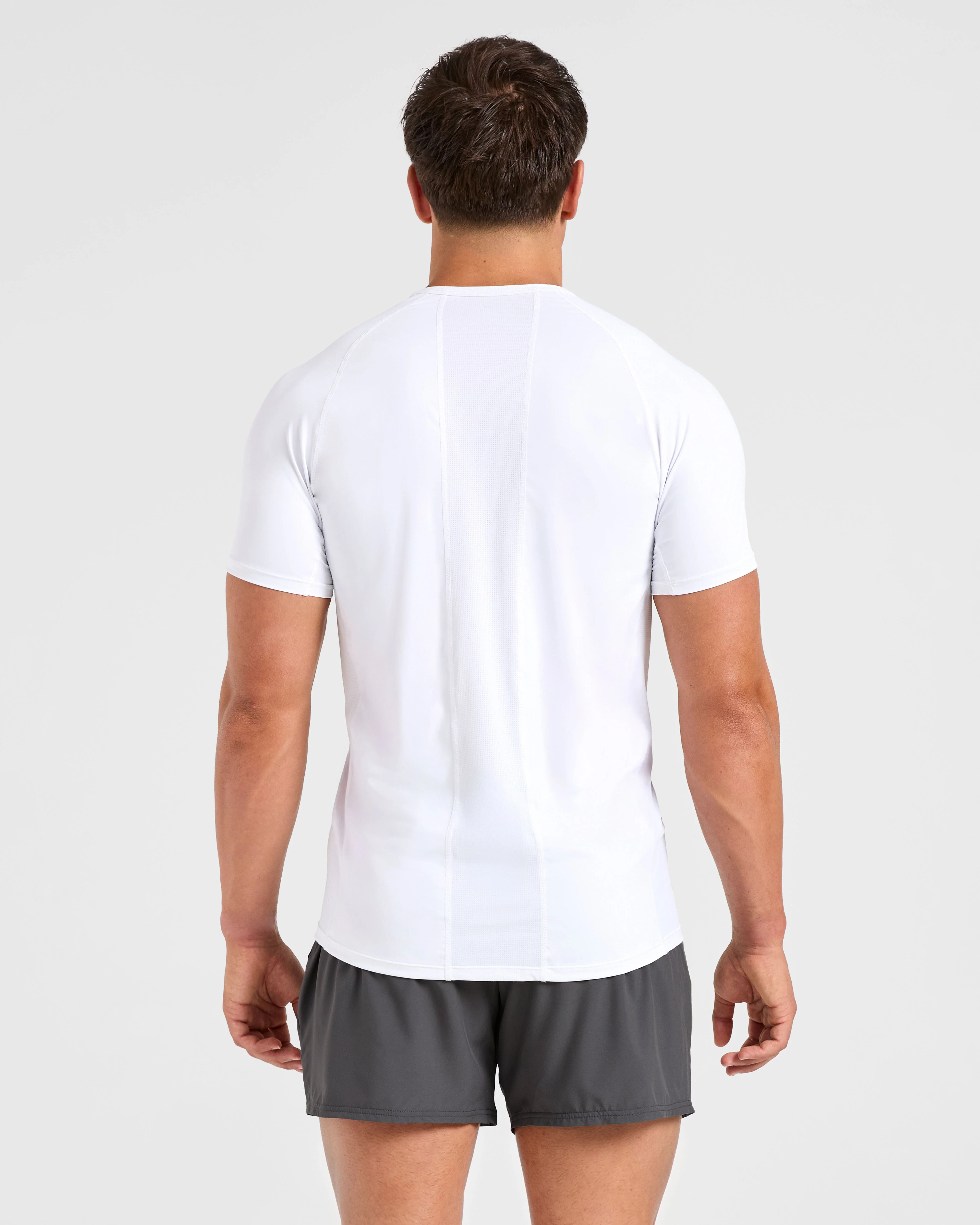 Compression Relaxed T Shirt - White - Image 2