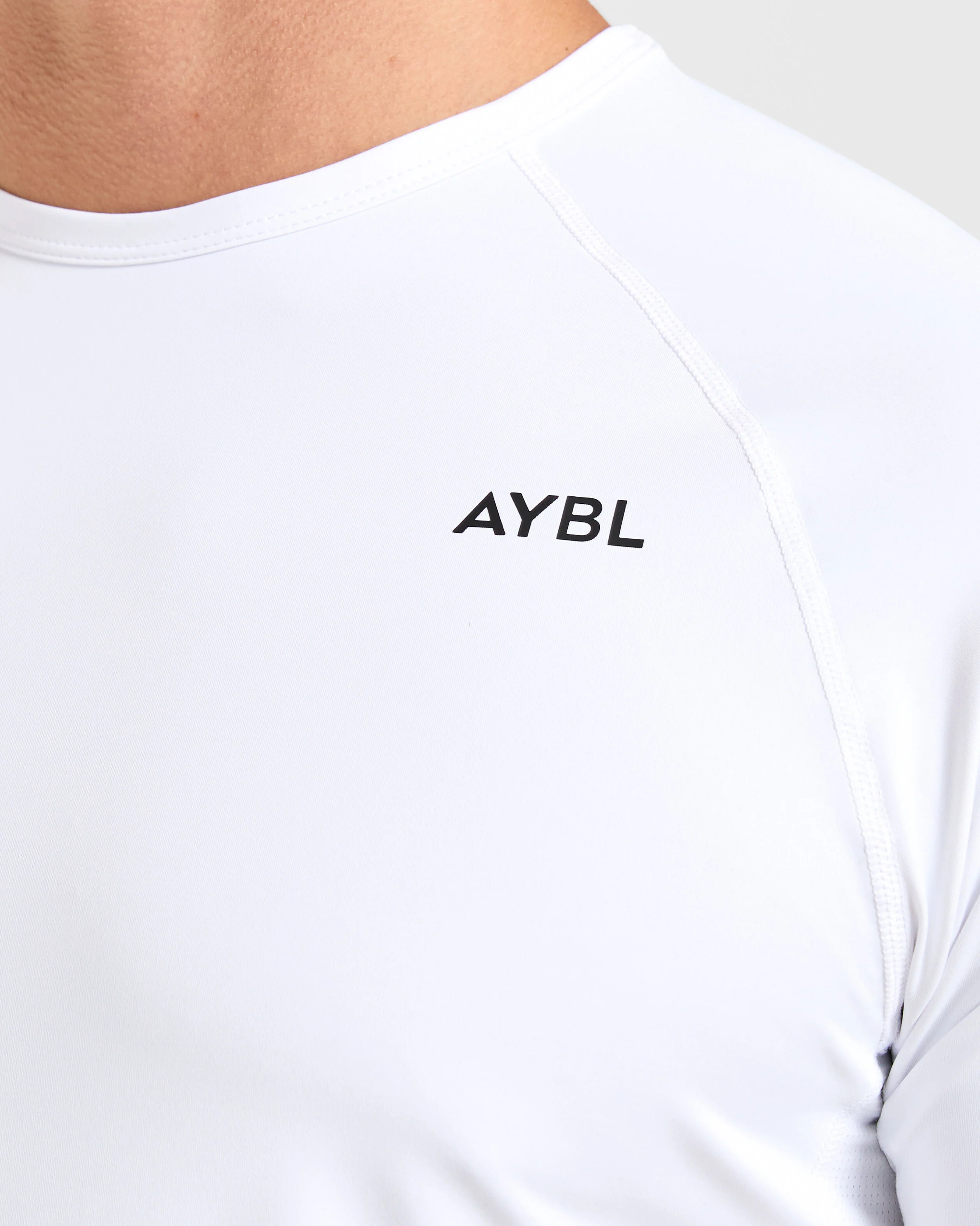 Compression Relaxed T Shirt - White - Image 5