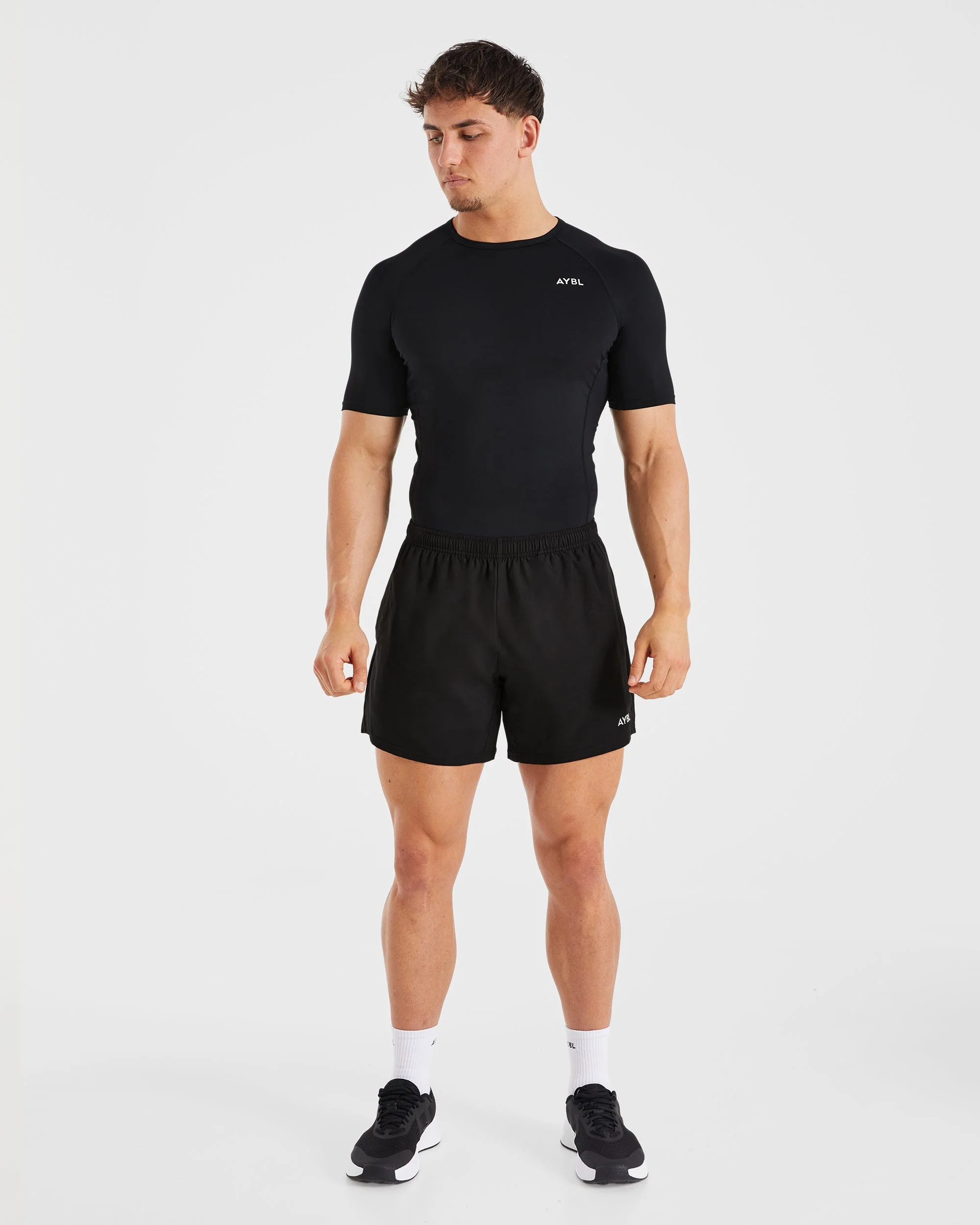 Compression T Shirt - Black - Image 3