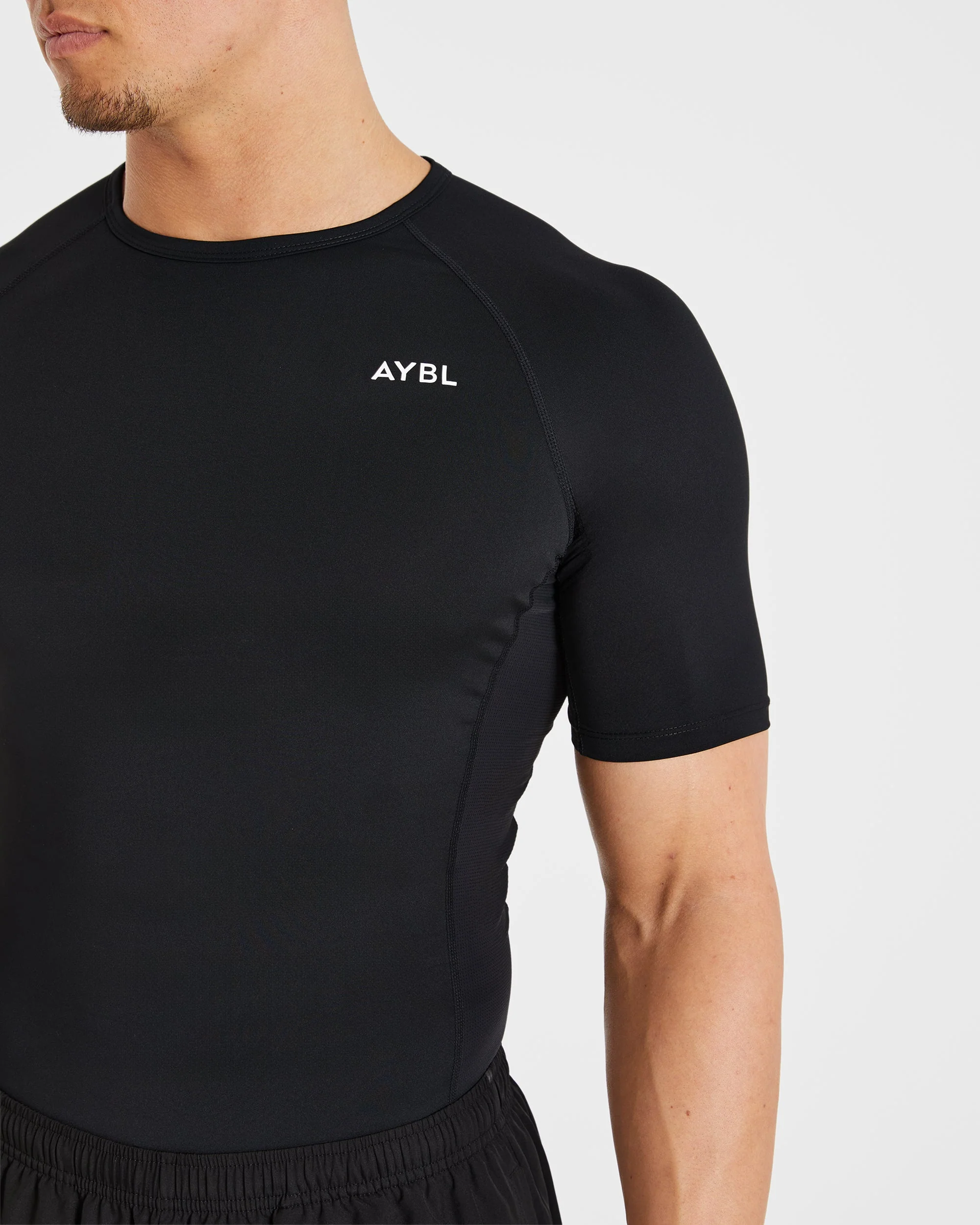 Compression T Shirt - Black - Image 5