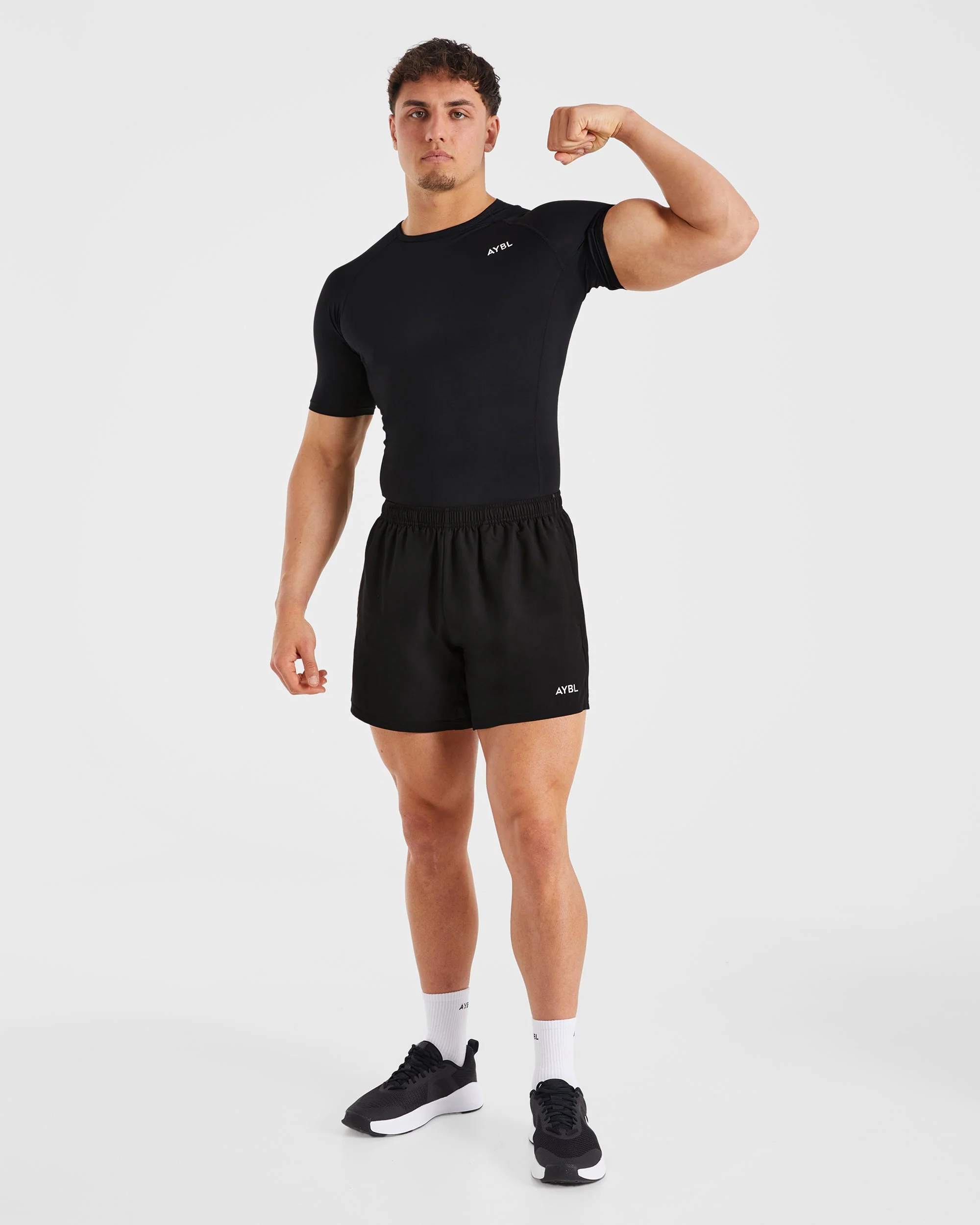 Compression T Shirt - Black - Image 7