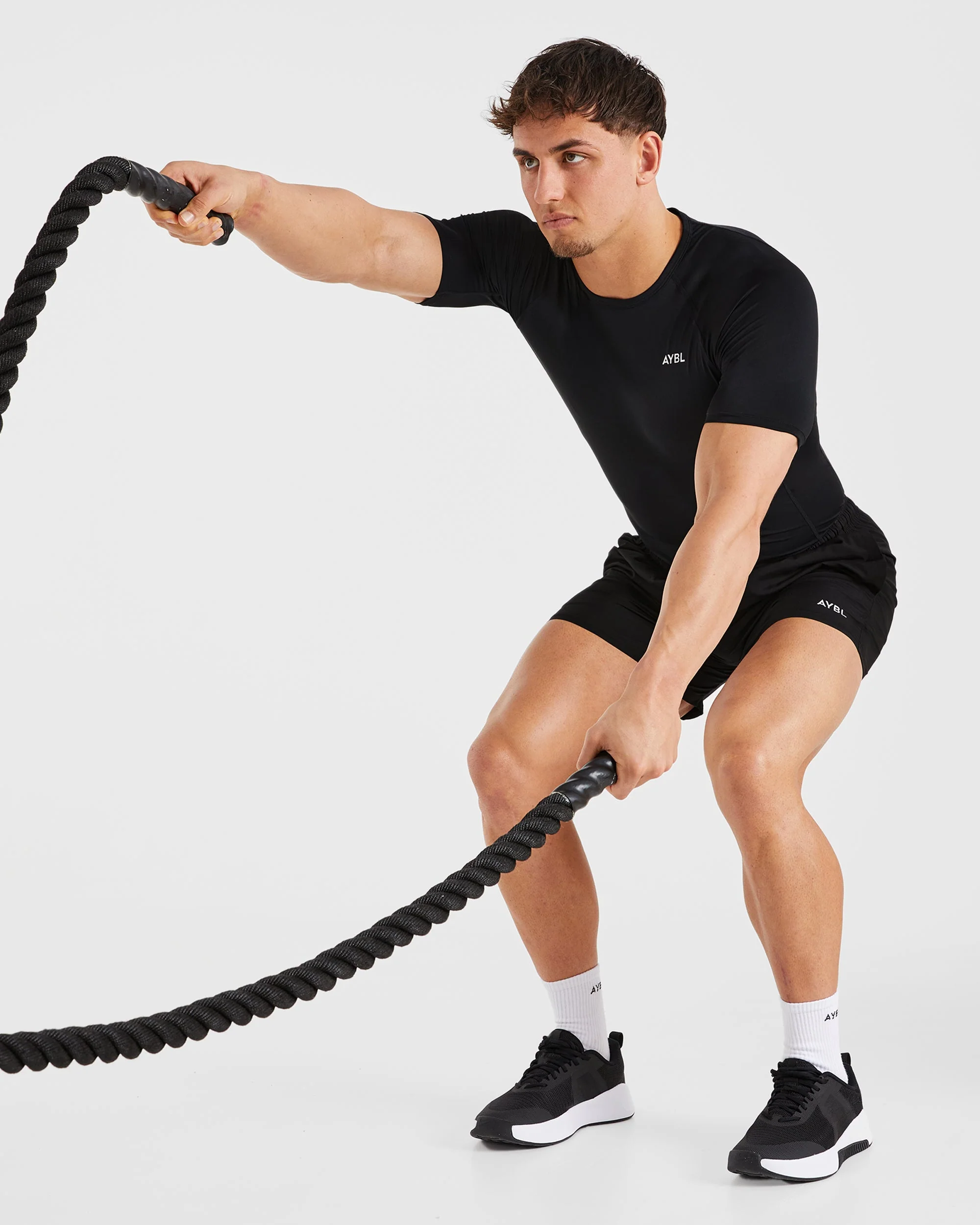 Compression T Shirt - Black - Image 8