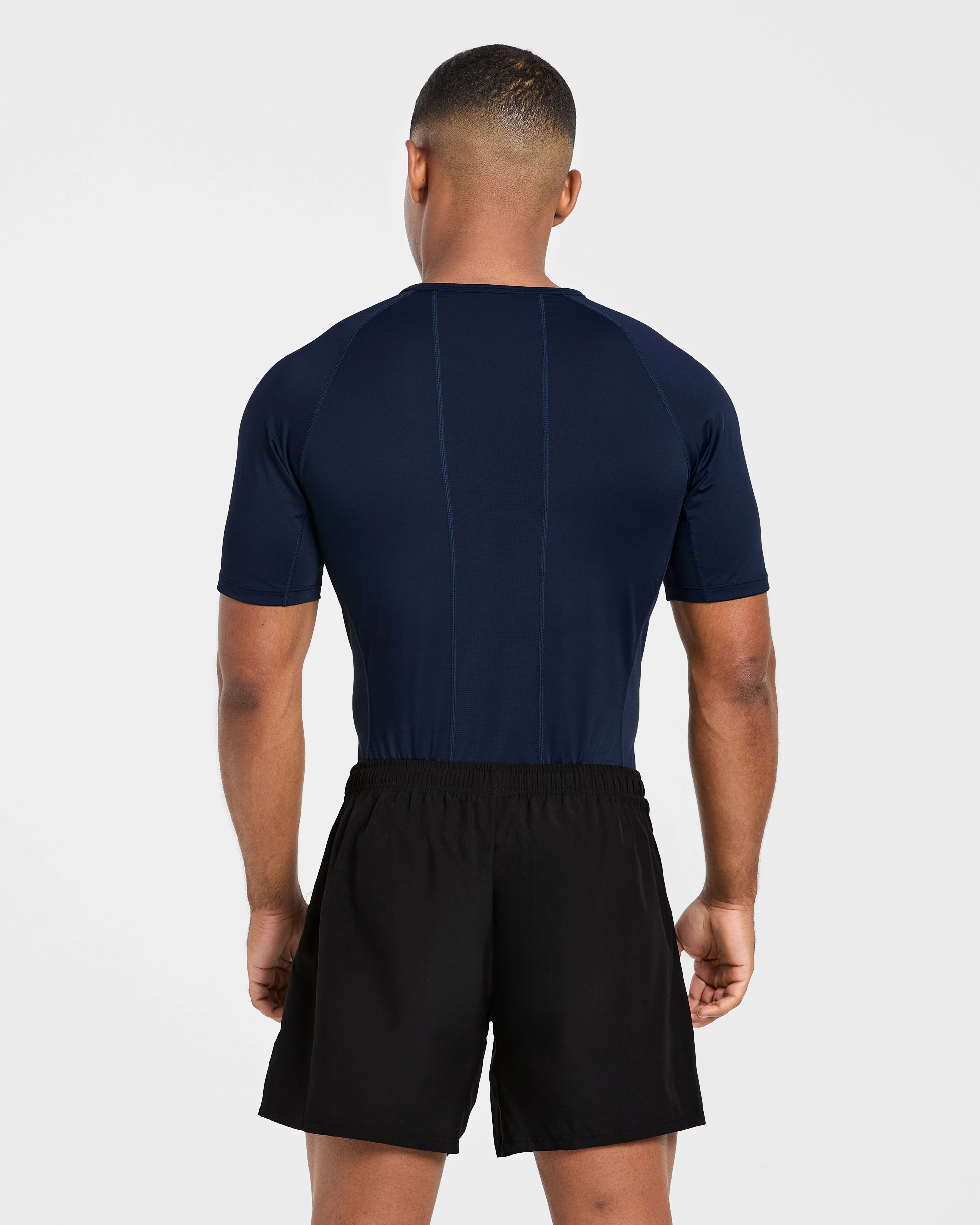 Compression T Shirt - Navy - Image 2