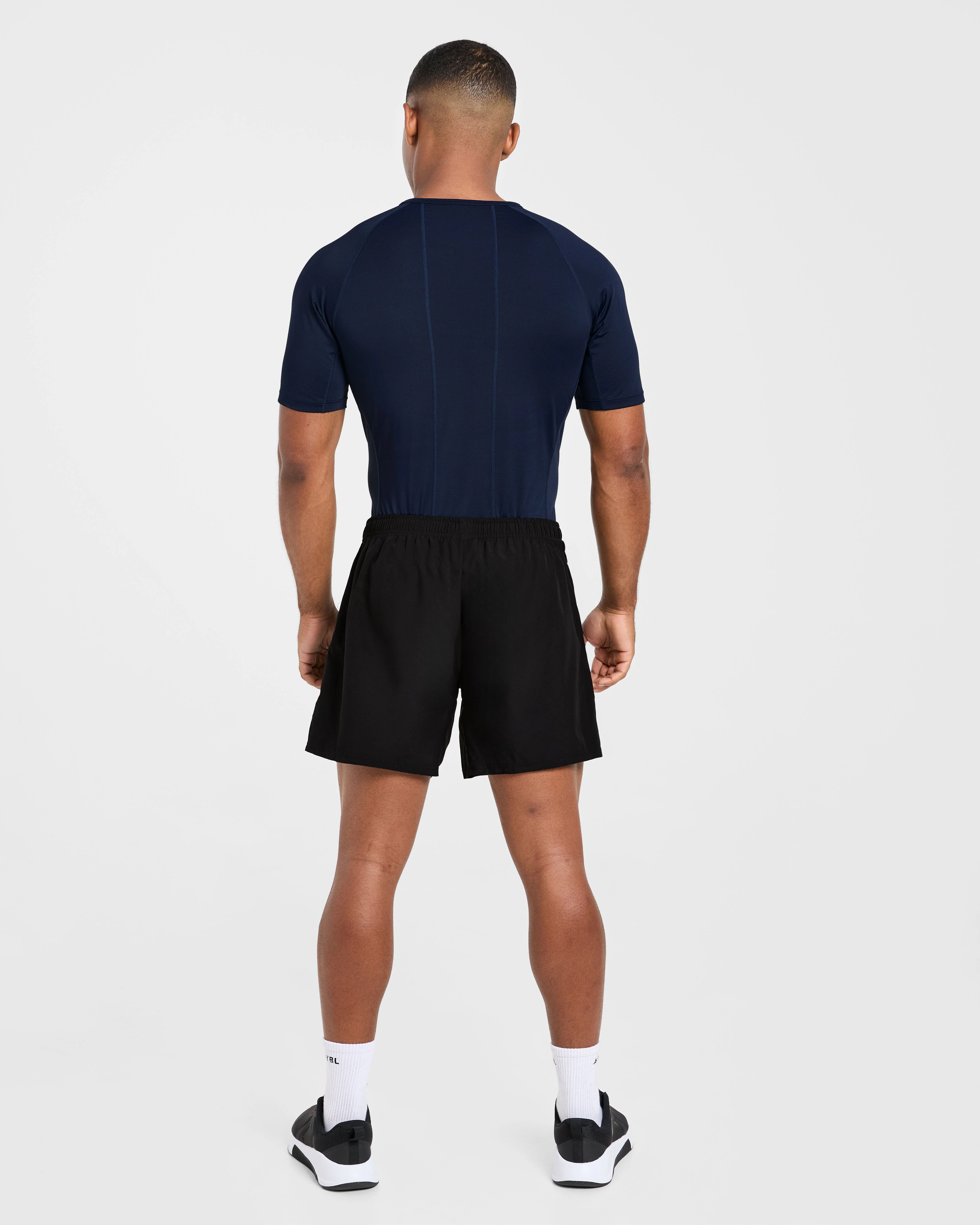 Compression T Shirt - Navy - Image 4