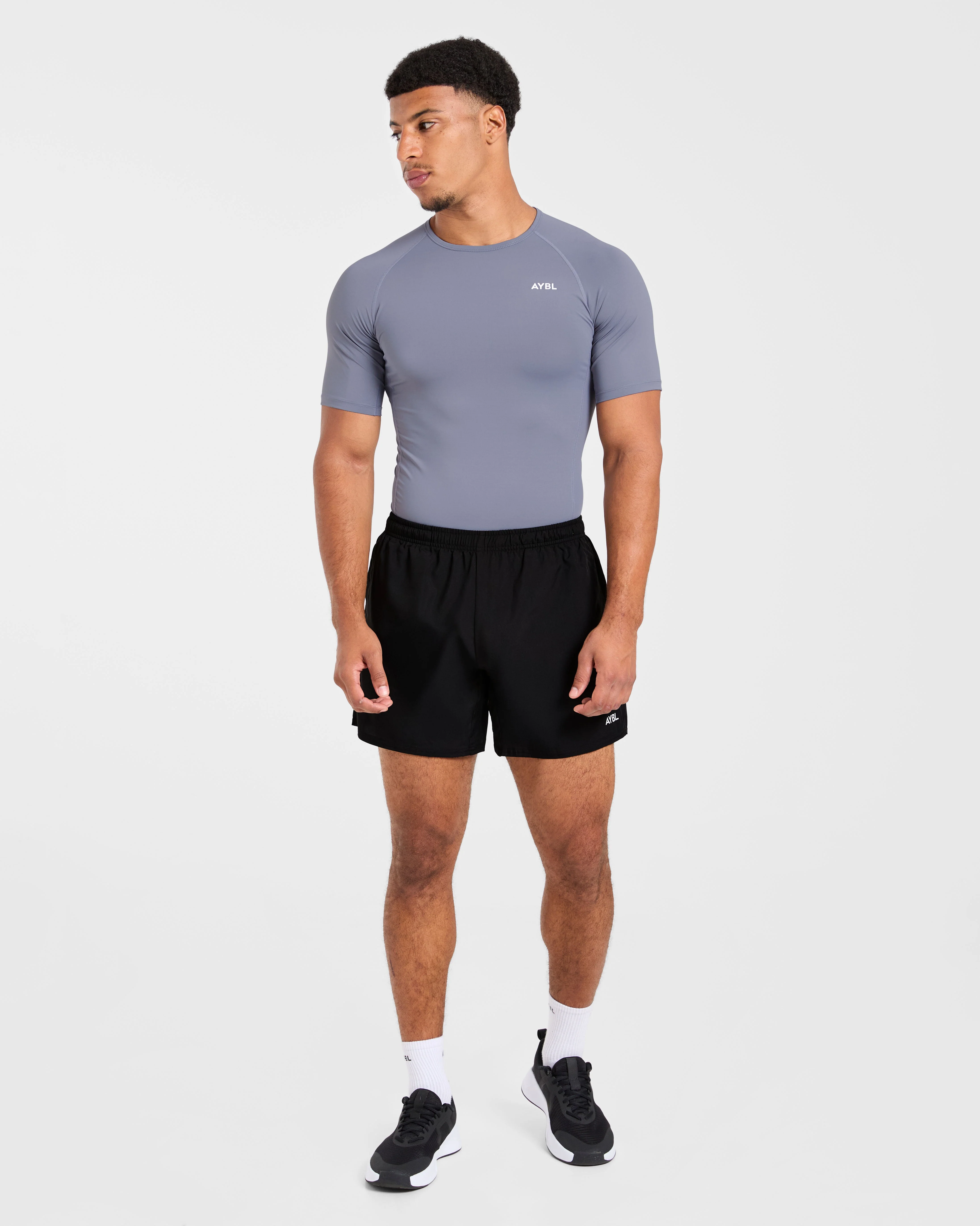 Compression T Shirt - Slate Grey - Image 3