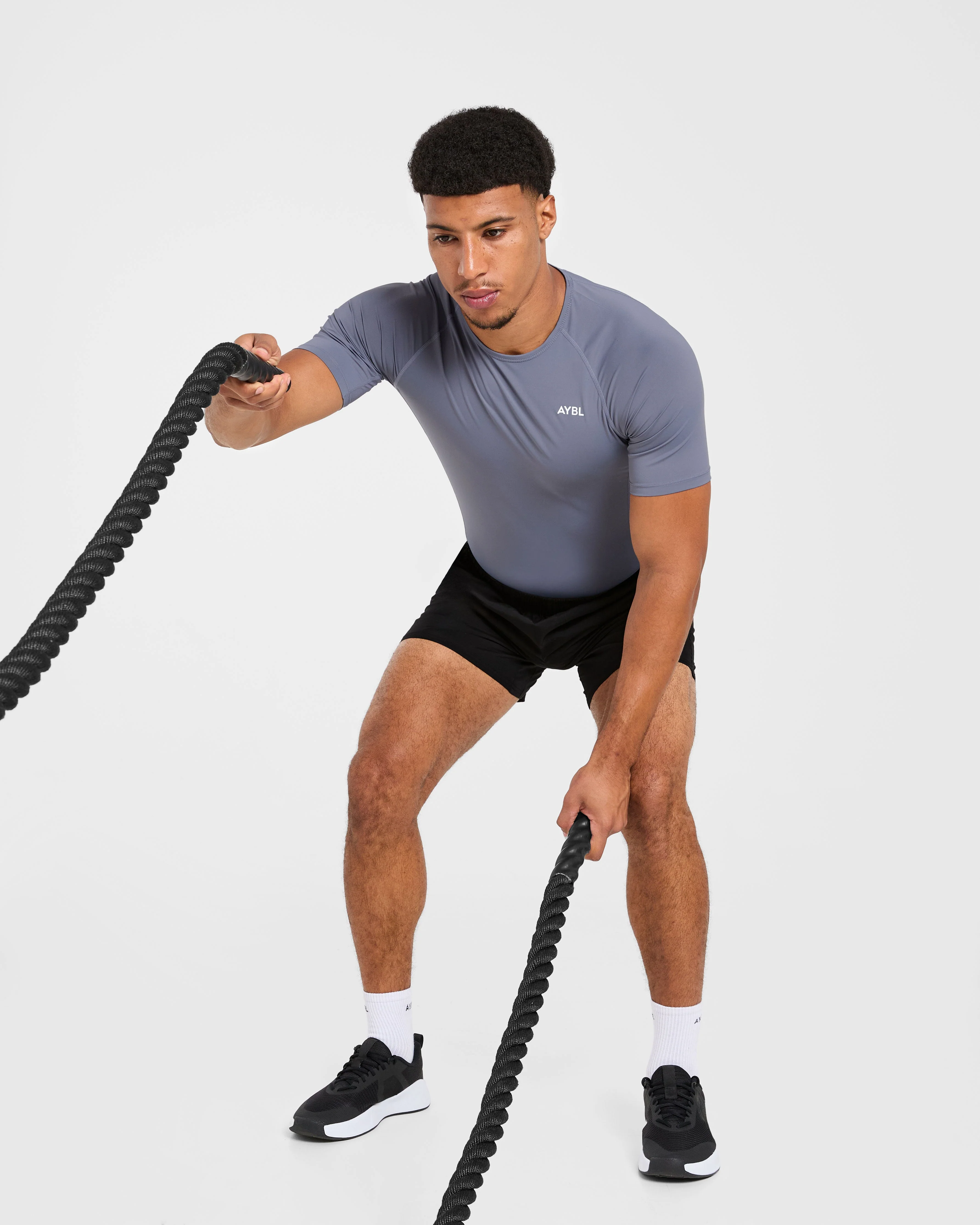 Compression T Shirt - Slate Grey - Image 8