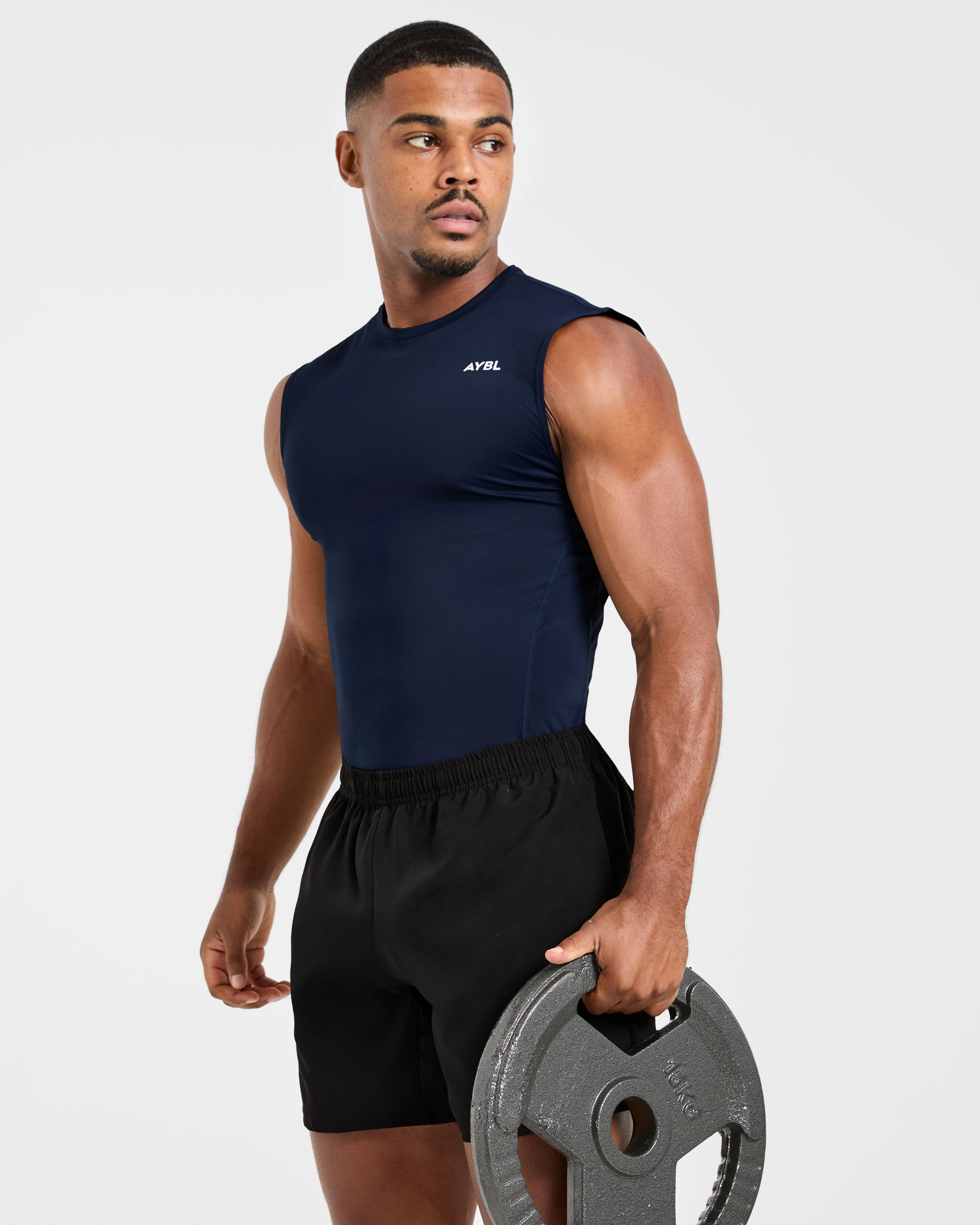 Compression Tank - Navy - Image 8