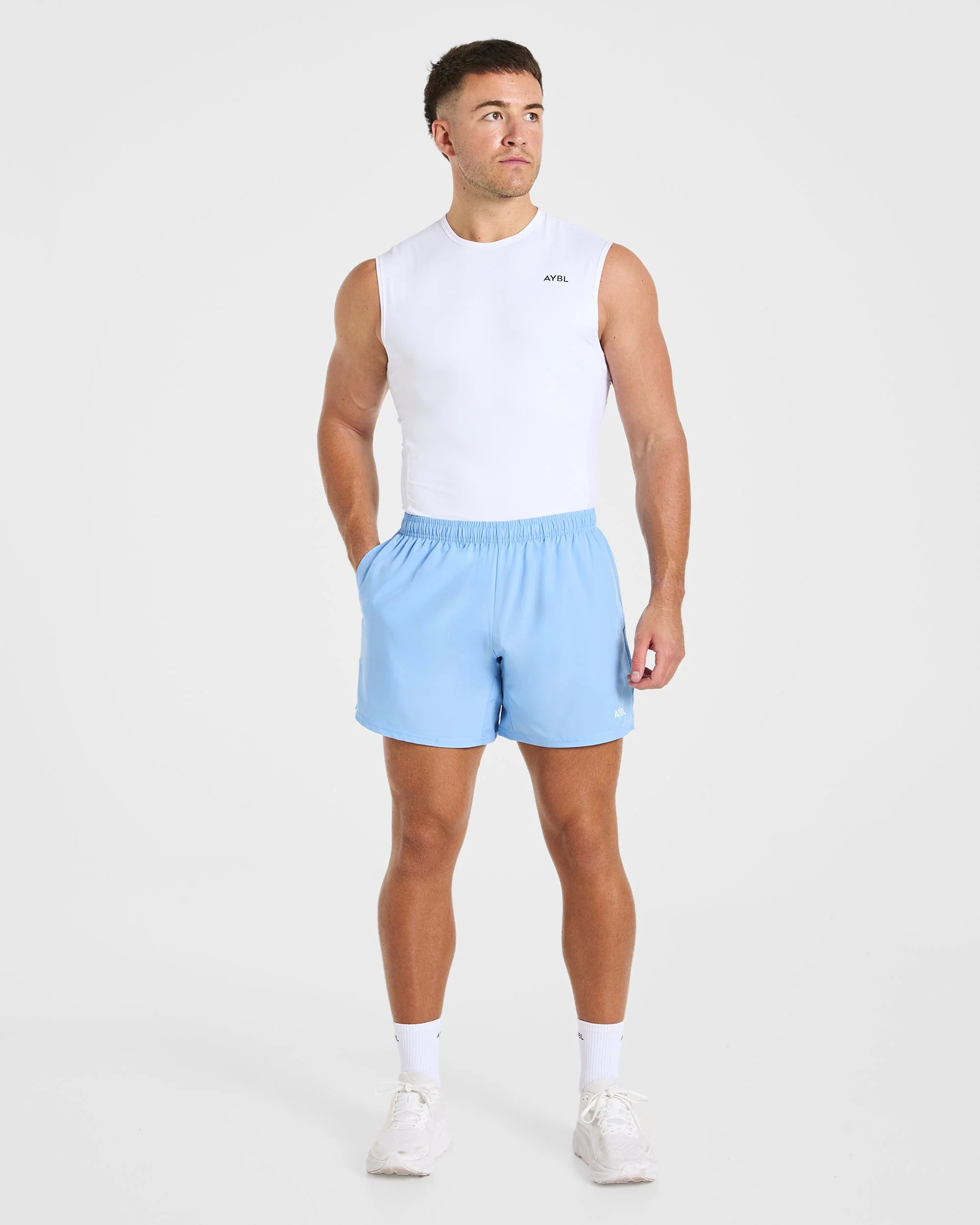 Core 5" Shorts - Air Blue - Image 3