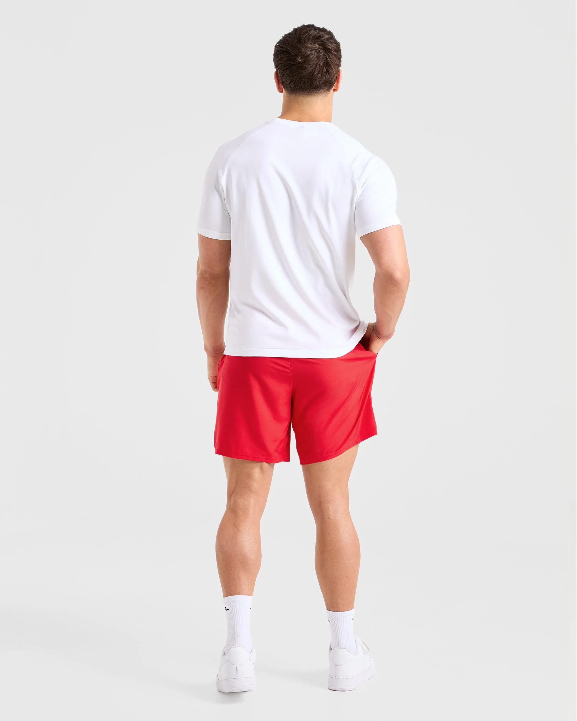 Core 7" Shorts - Chilli Red - Image 4