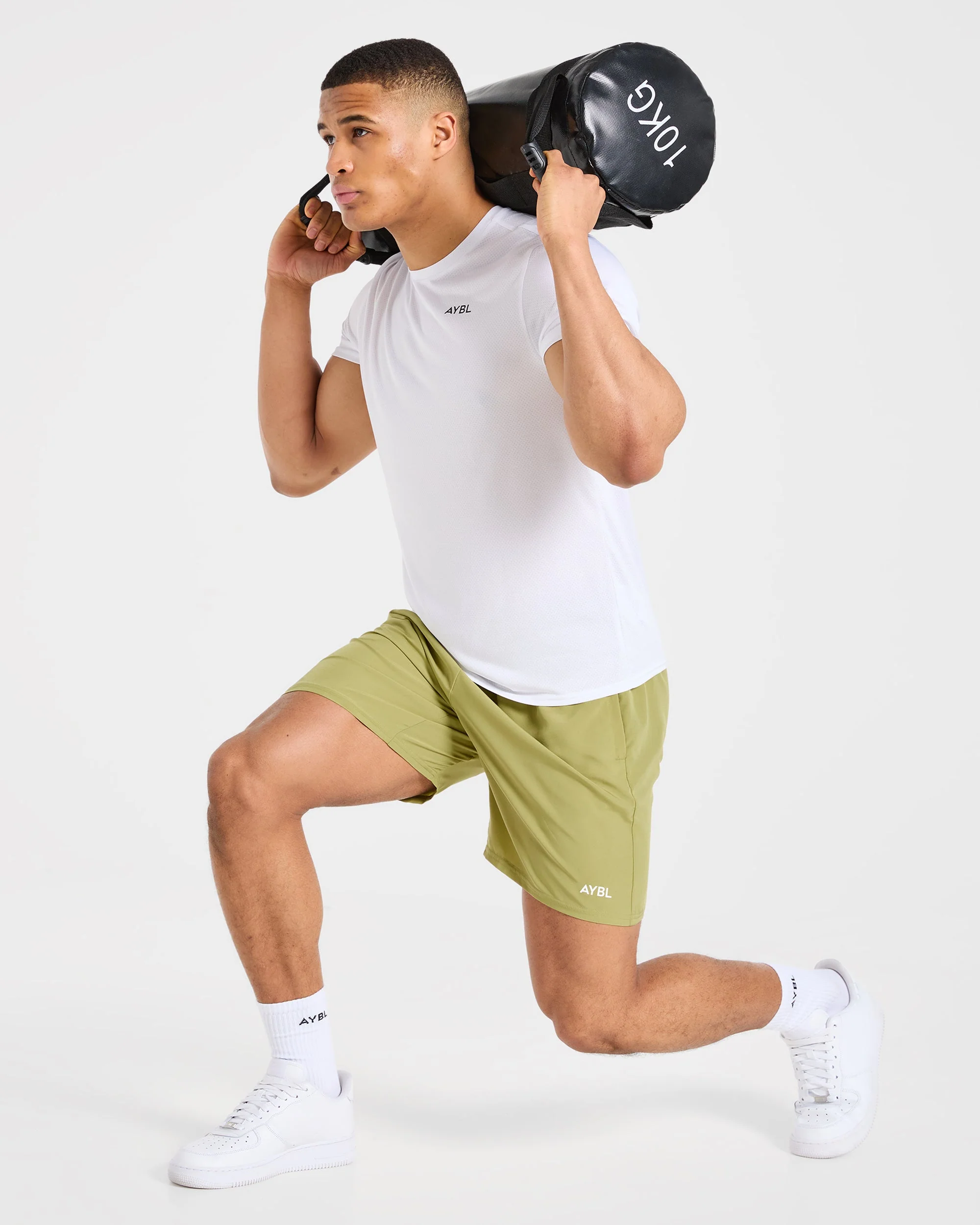 Core 7" Shorts  - Citrus Olive - Image 7