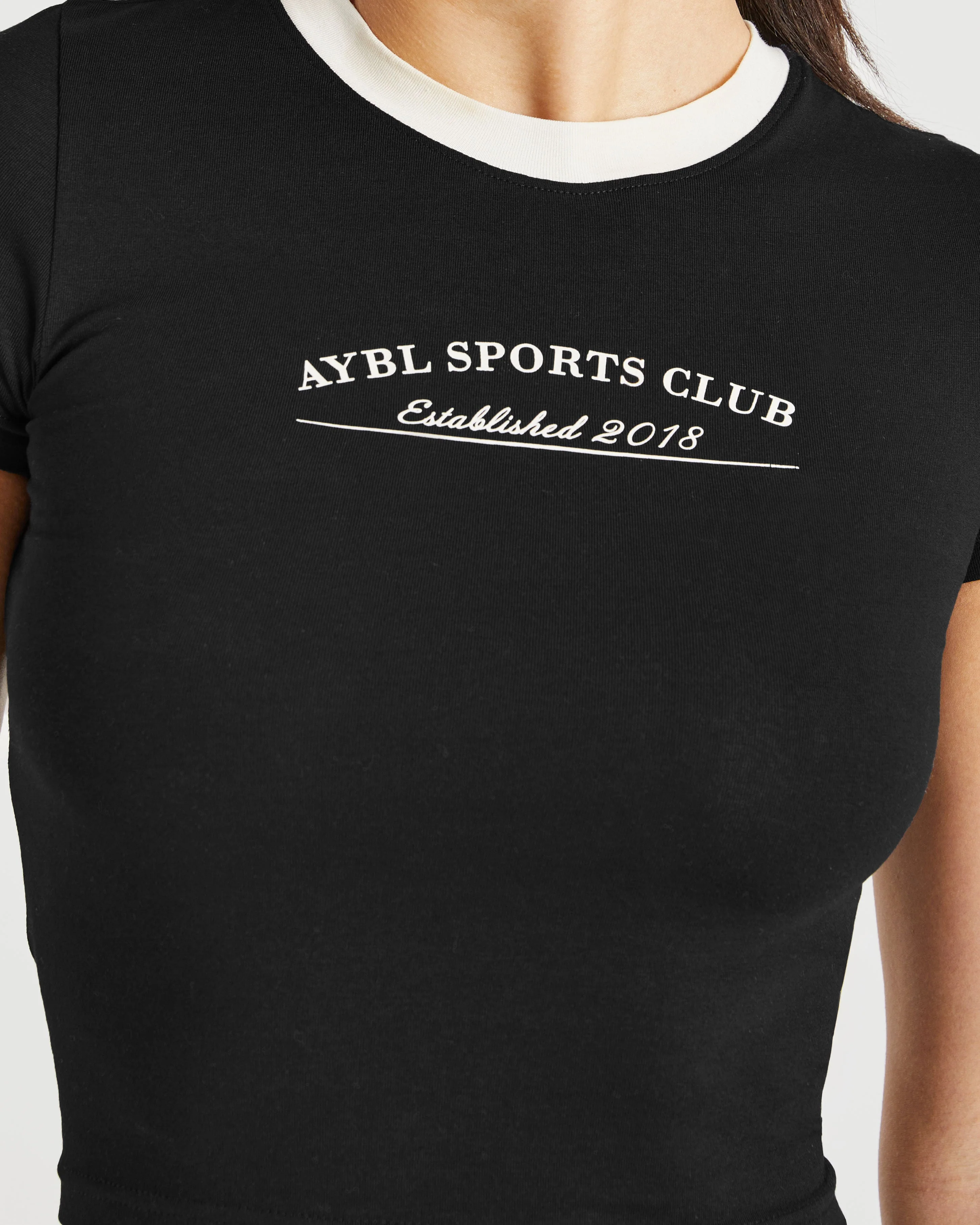 Courtside Baby Tee - Black - Image 5