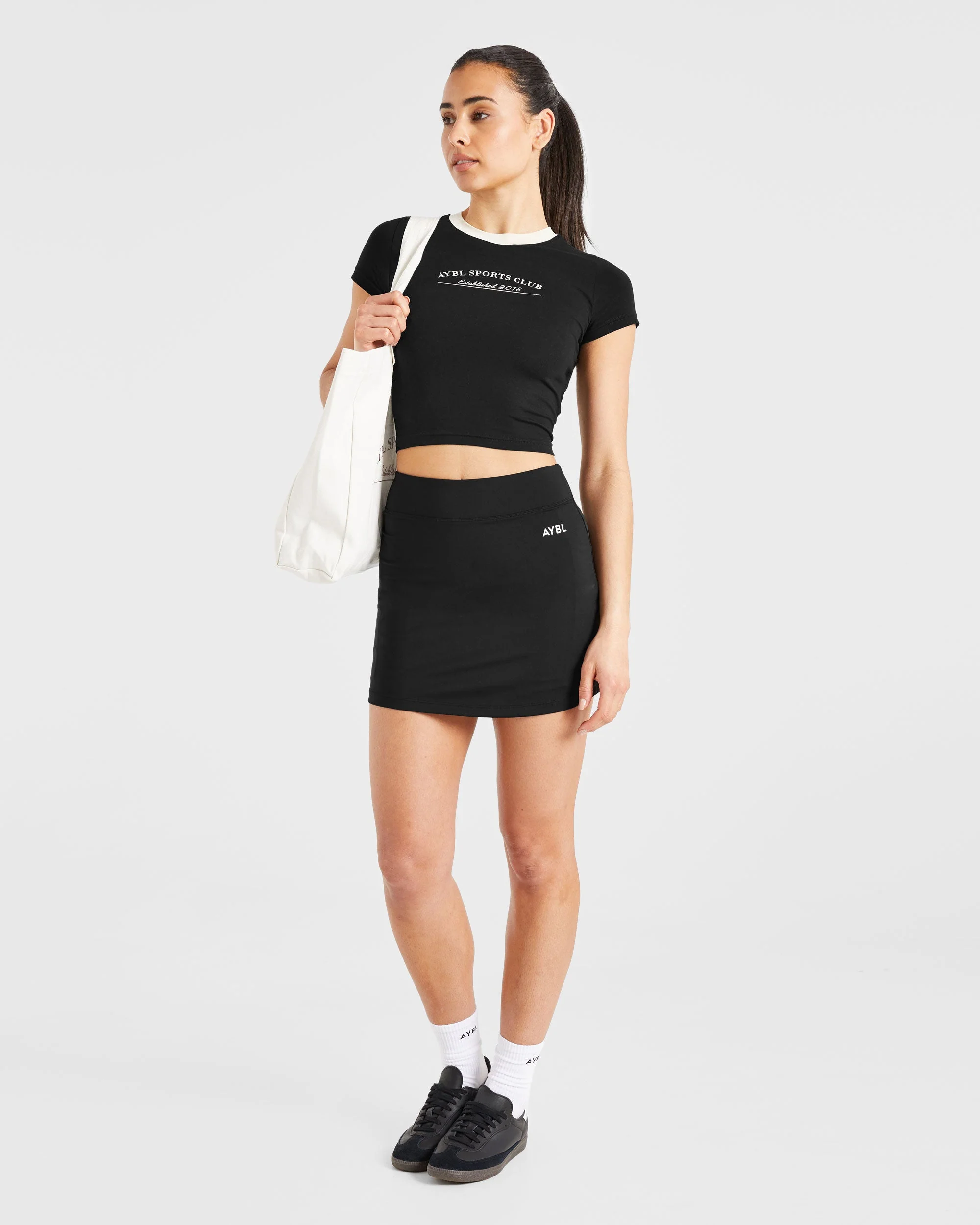 Courtside Baby Tee - Black - Image 8