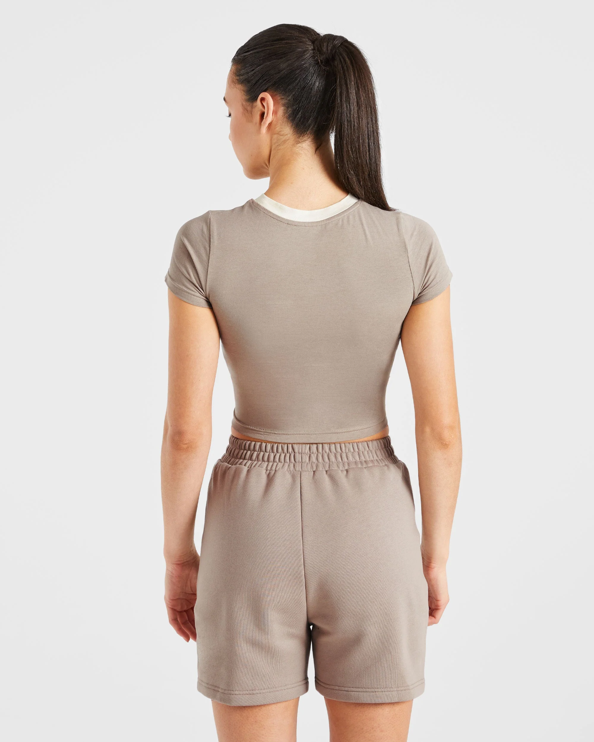 Courtside Baby Tee - Mocha - Image 2