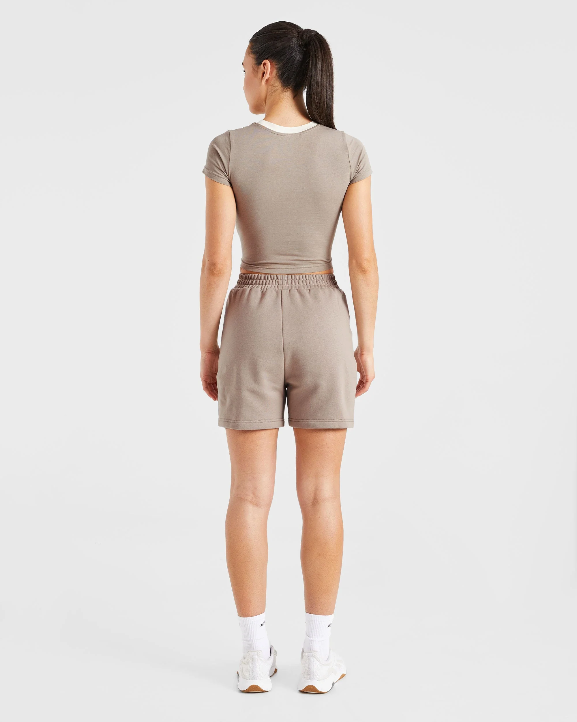 Courtside Baby Tee - Mocha - Image 4