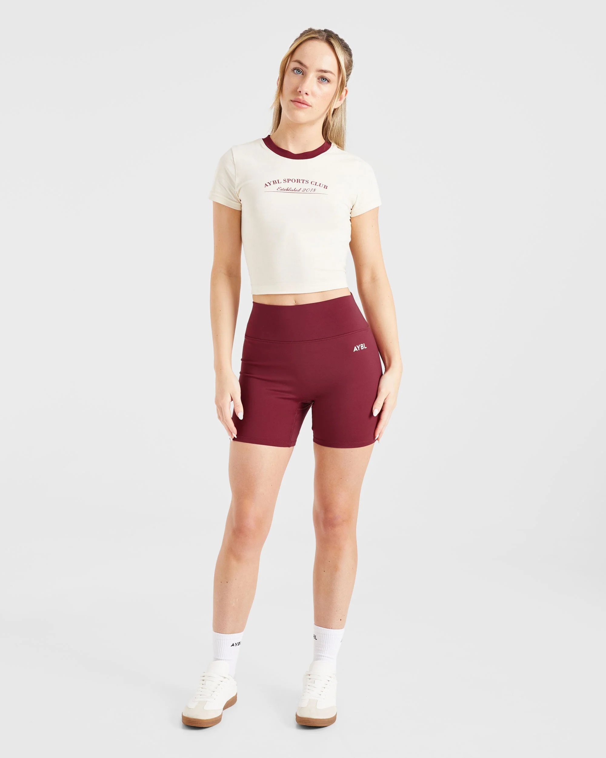 Courtside Baby Tee - Off White - Image 3