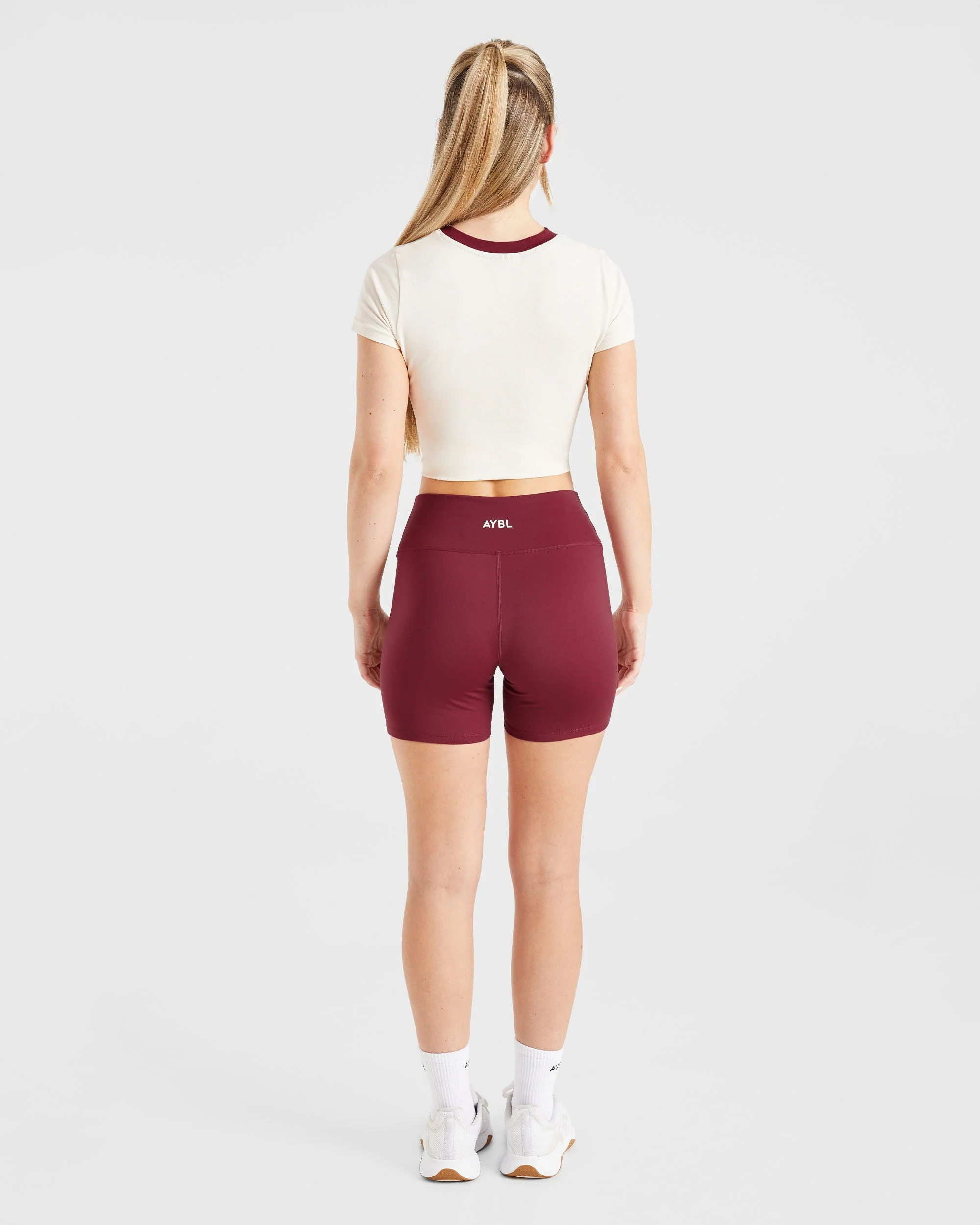 Courtside Baby Tee - Off White - Image 4