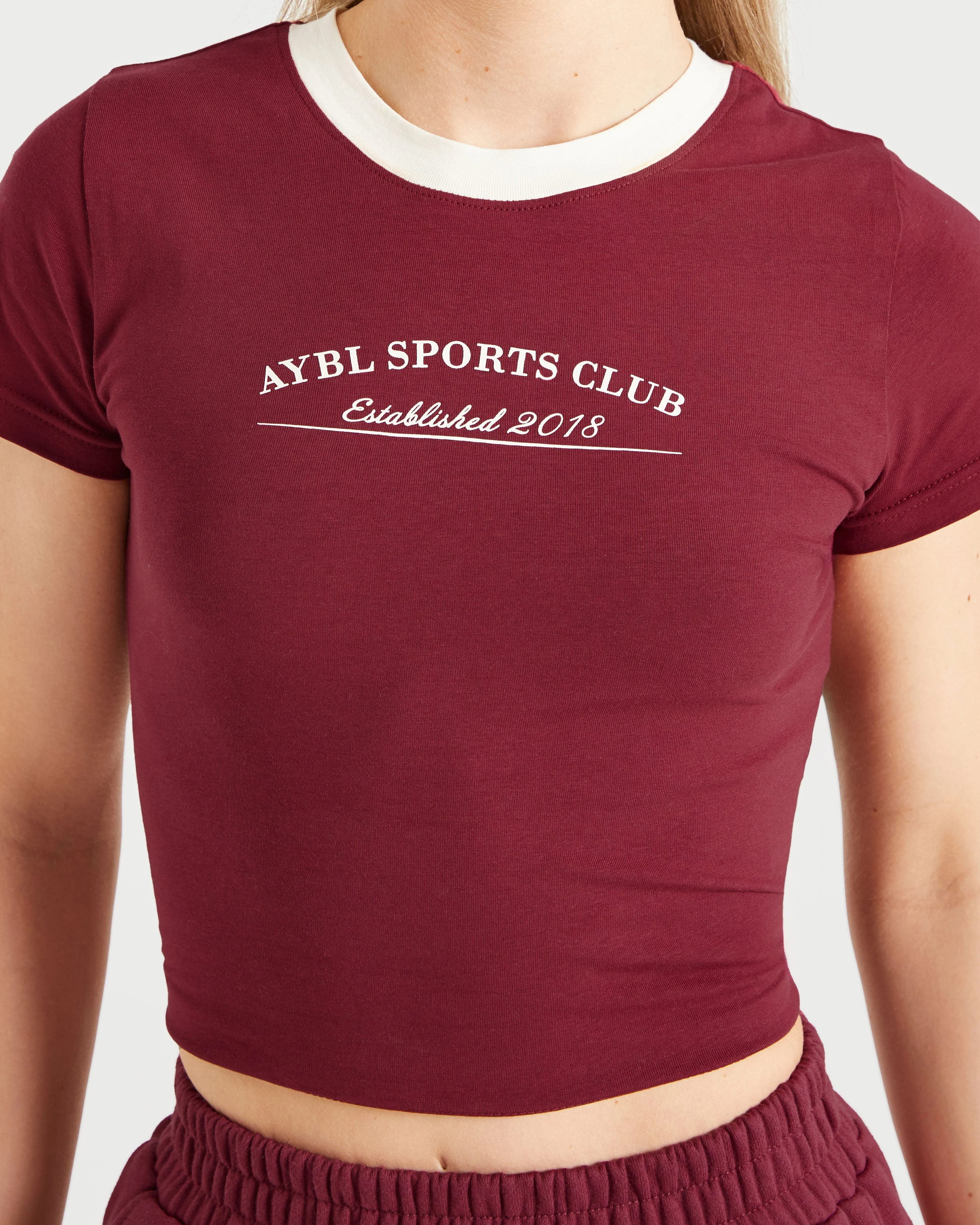 Courtside Baby Tee - Summer Cherry - Image 5