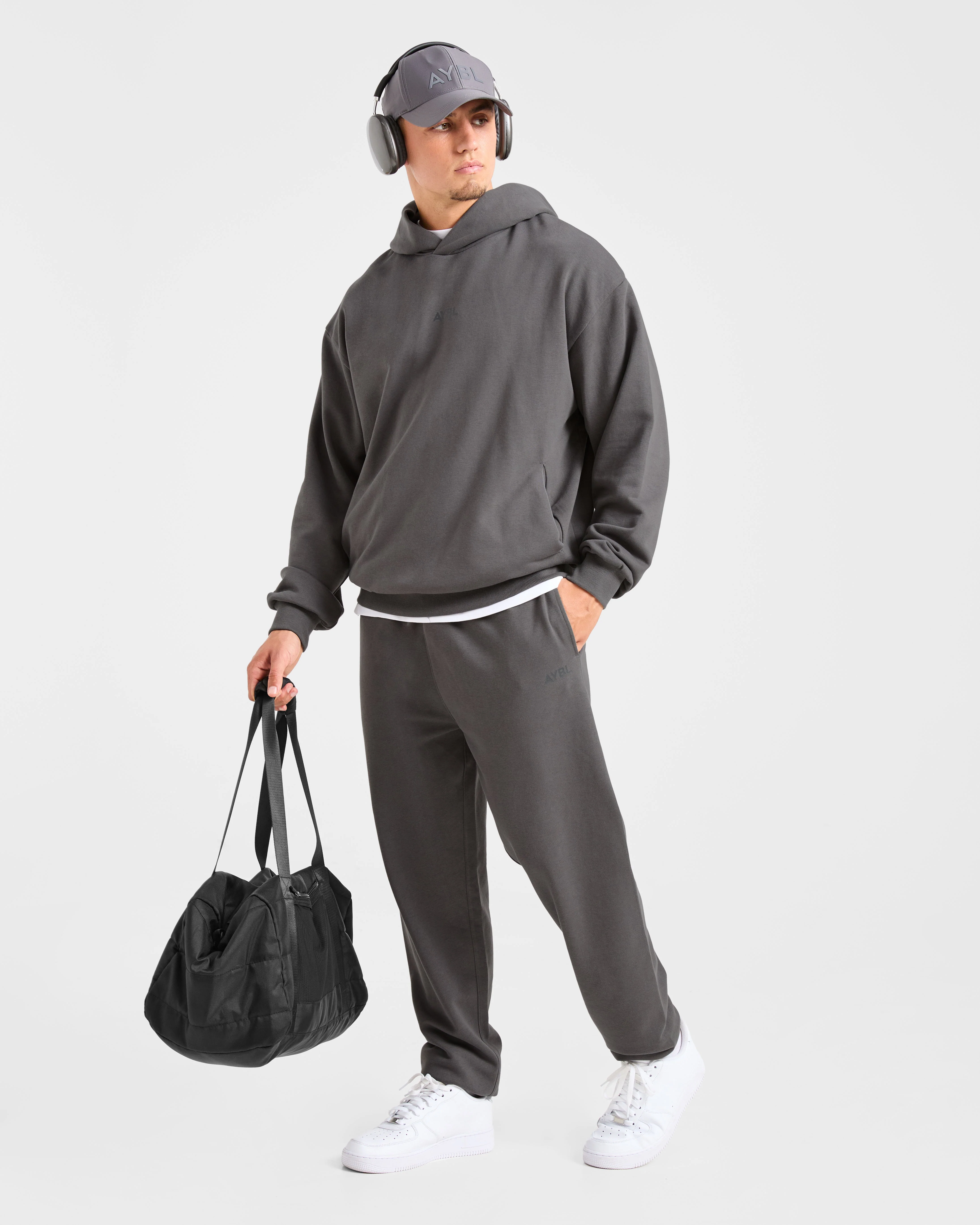 Craft Oversized Hoodie - Charcoal - Image 7