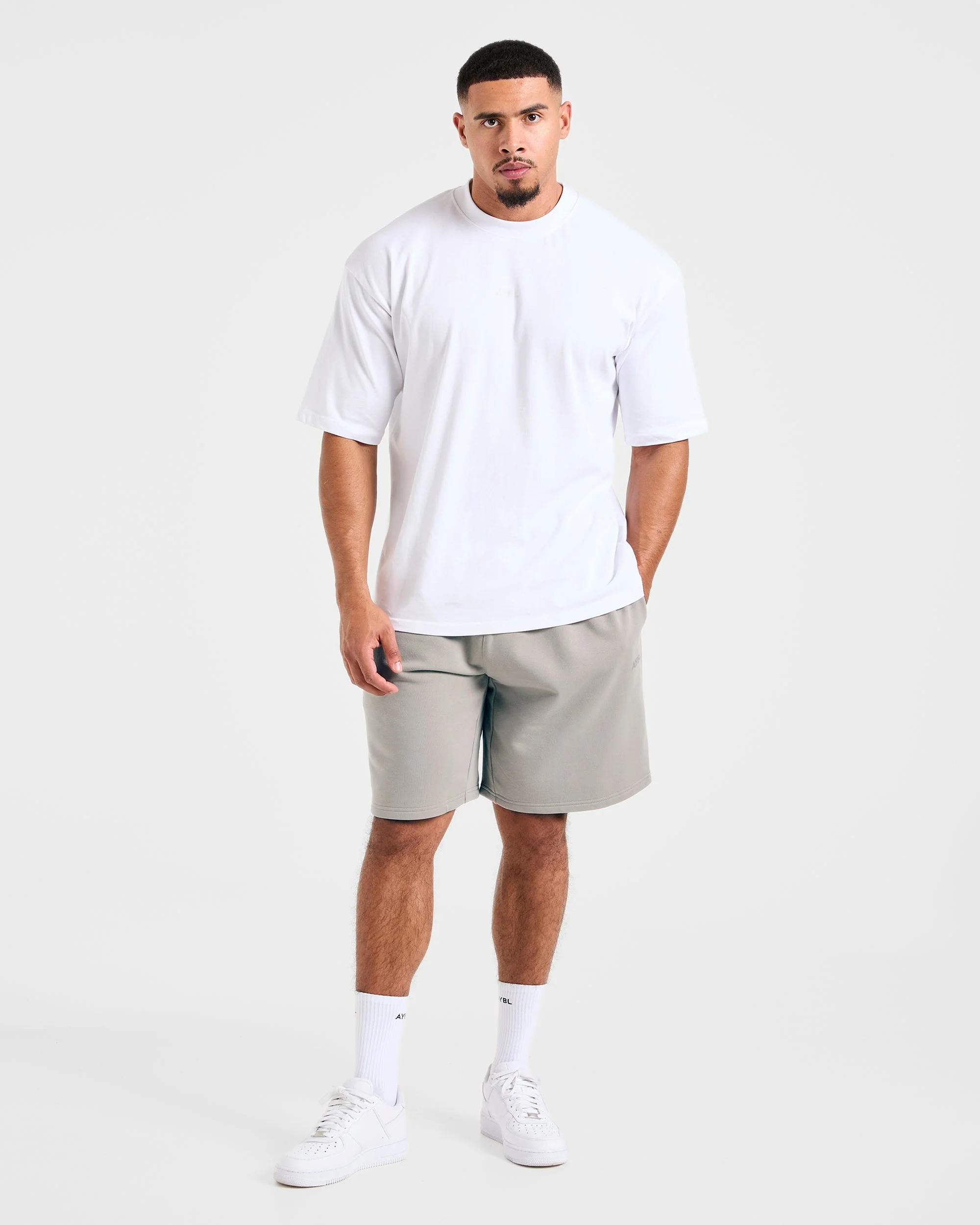 Craft Oversized Shorts - Fog - Image 3