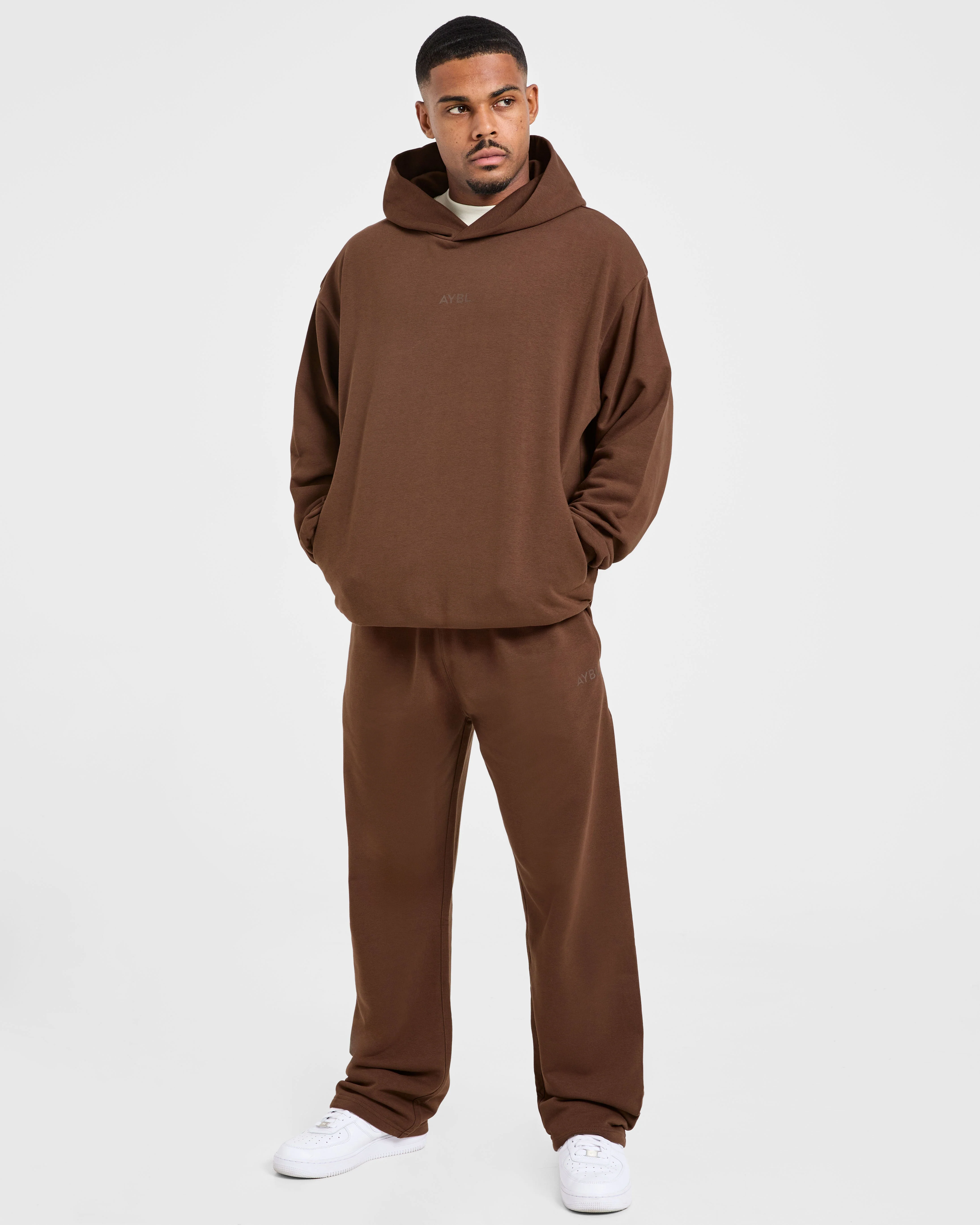 Craft Oversized Straight Leg Joggers - Brown - Image 8