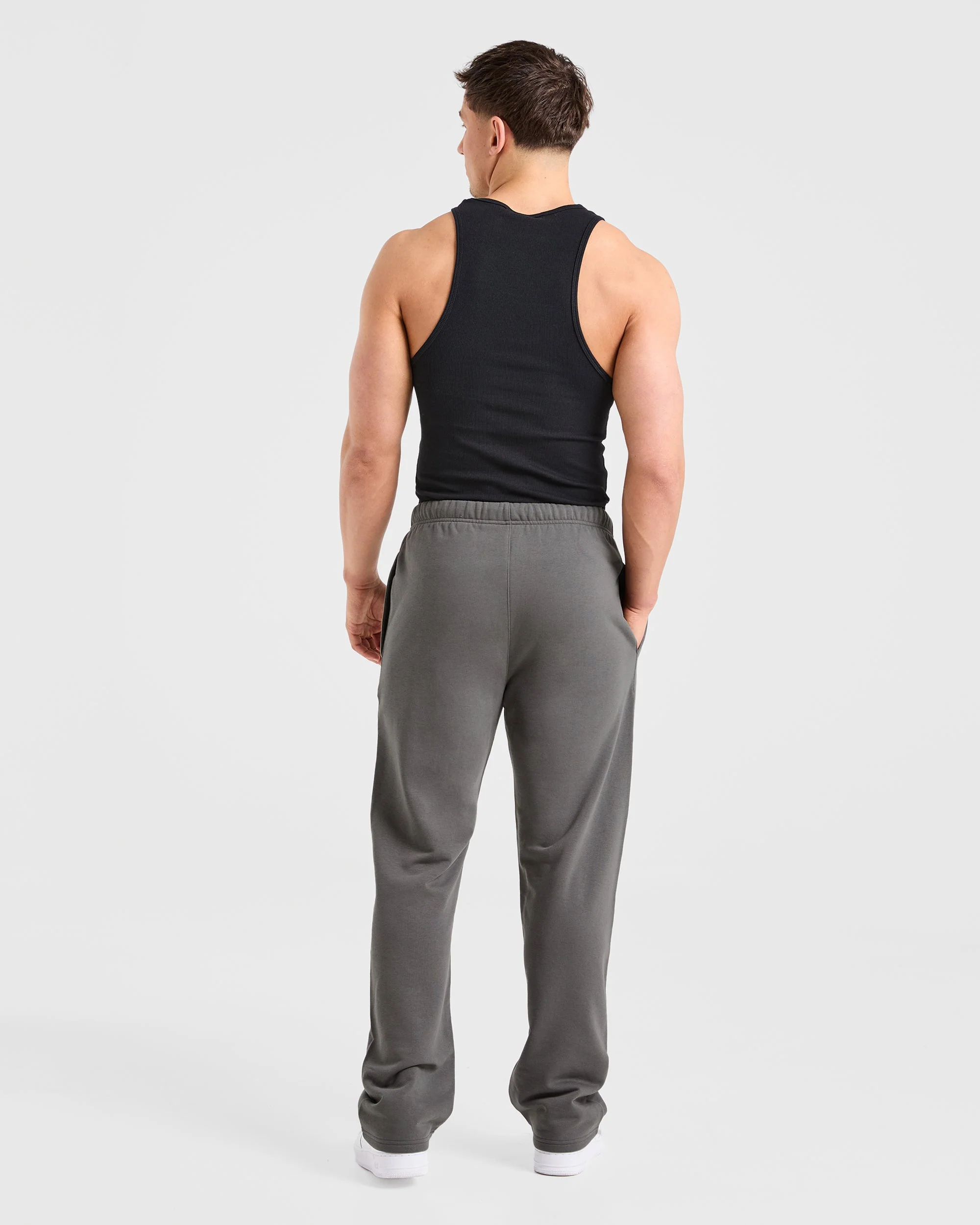 Craft Oversized Straight Leg Joggers - Charcoal - Image 4