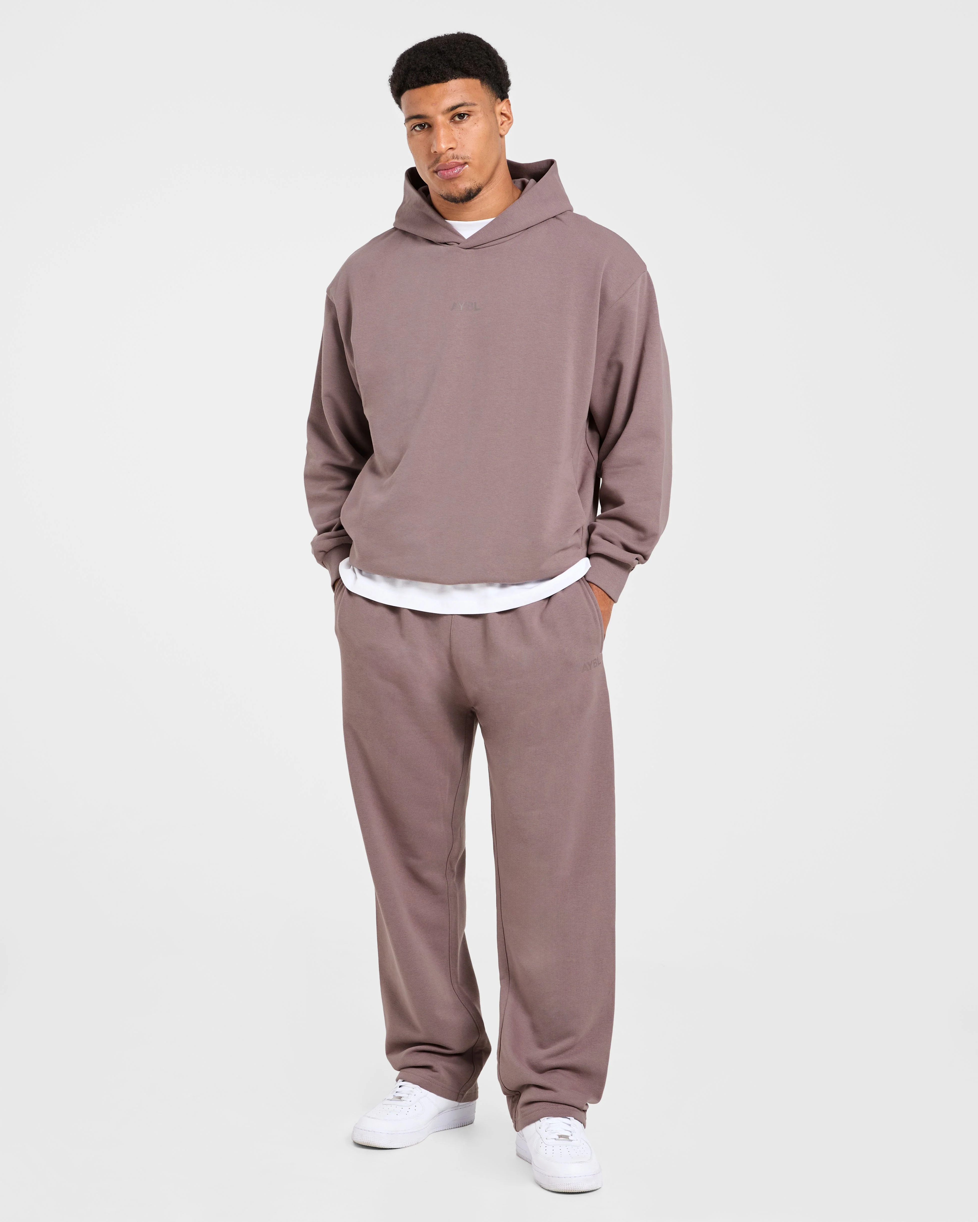 Craft Oversized Straight Leg Joggers - Muted Plum - Image 7