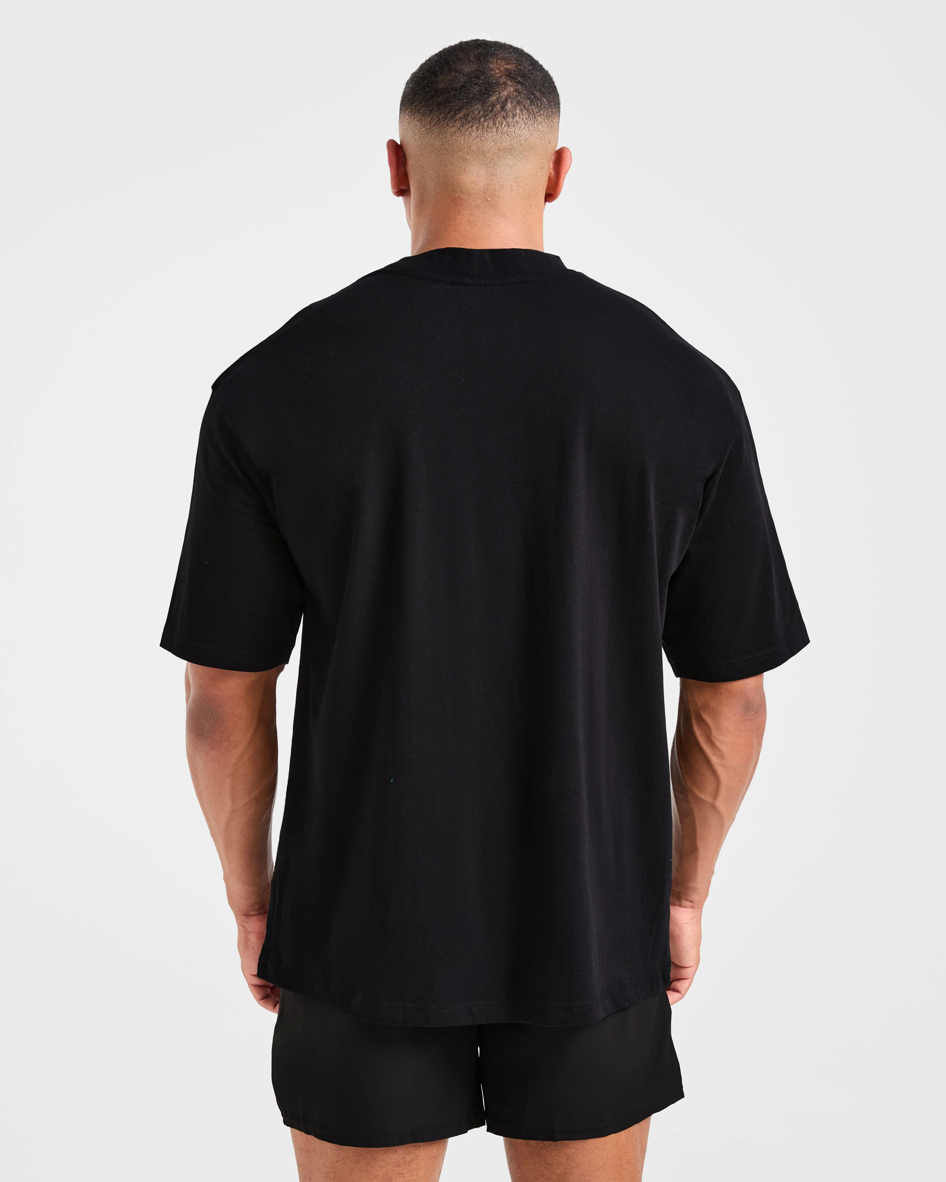 Craft Oversized T Shirt - Black - Image 2
