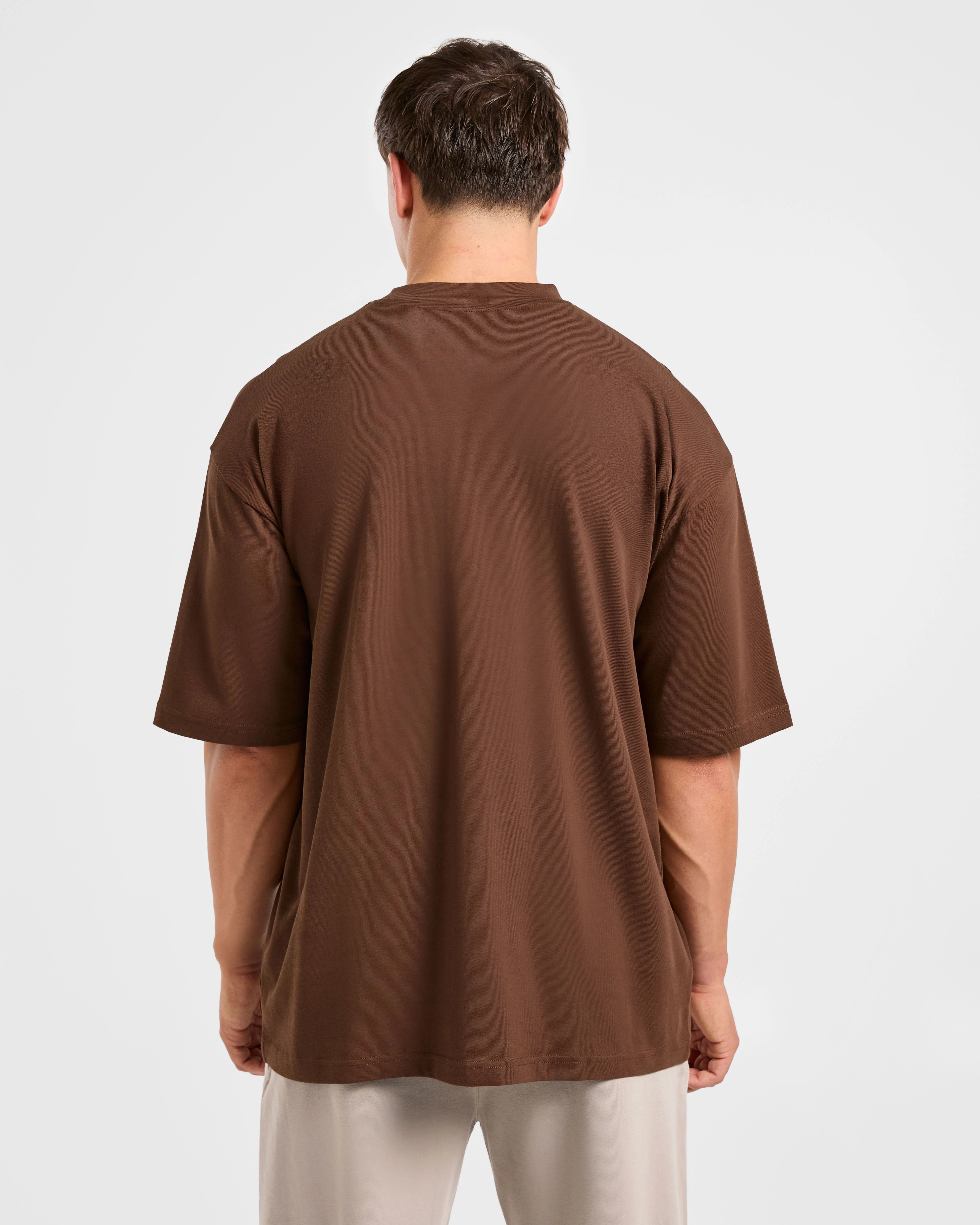 Craft Oversized T Shirt - Brown - Image 2