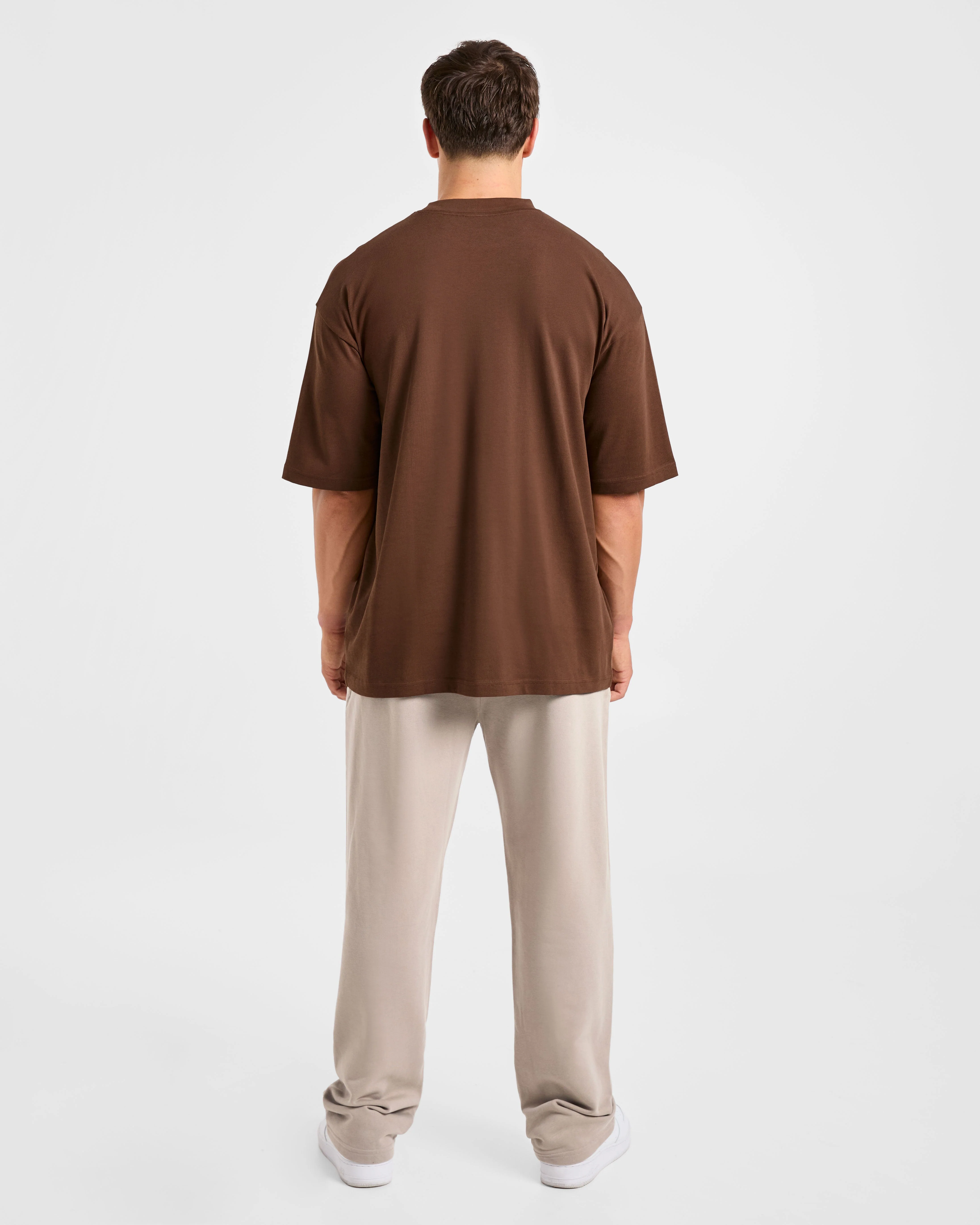 Craft Oversized T Shirt - Brown - Image 4