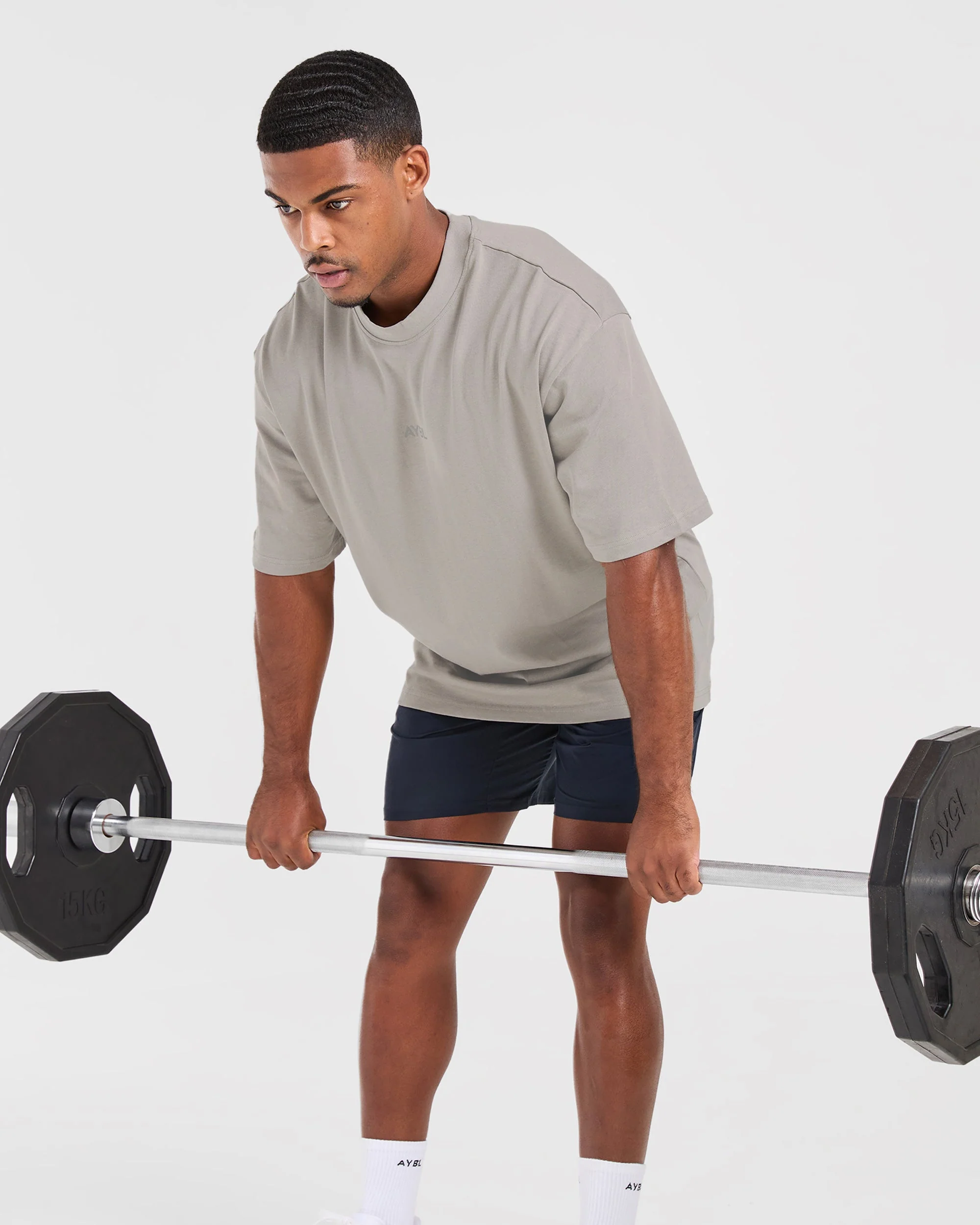Craft Oversized T Shirt - Fog - Image 8