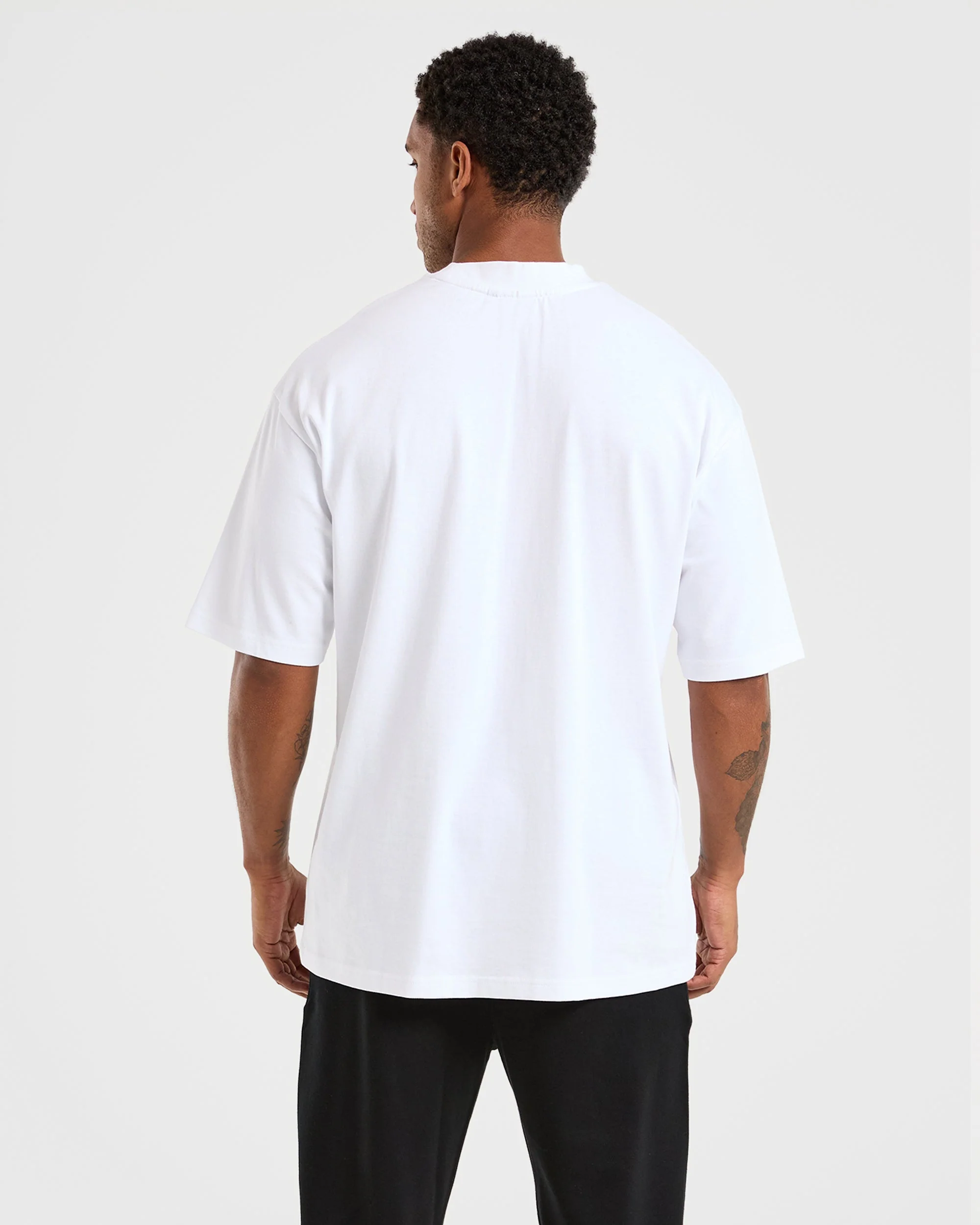 Craft Oversized T Shirt - White - Image 2