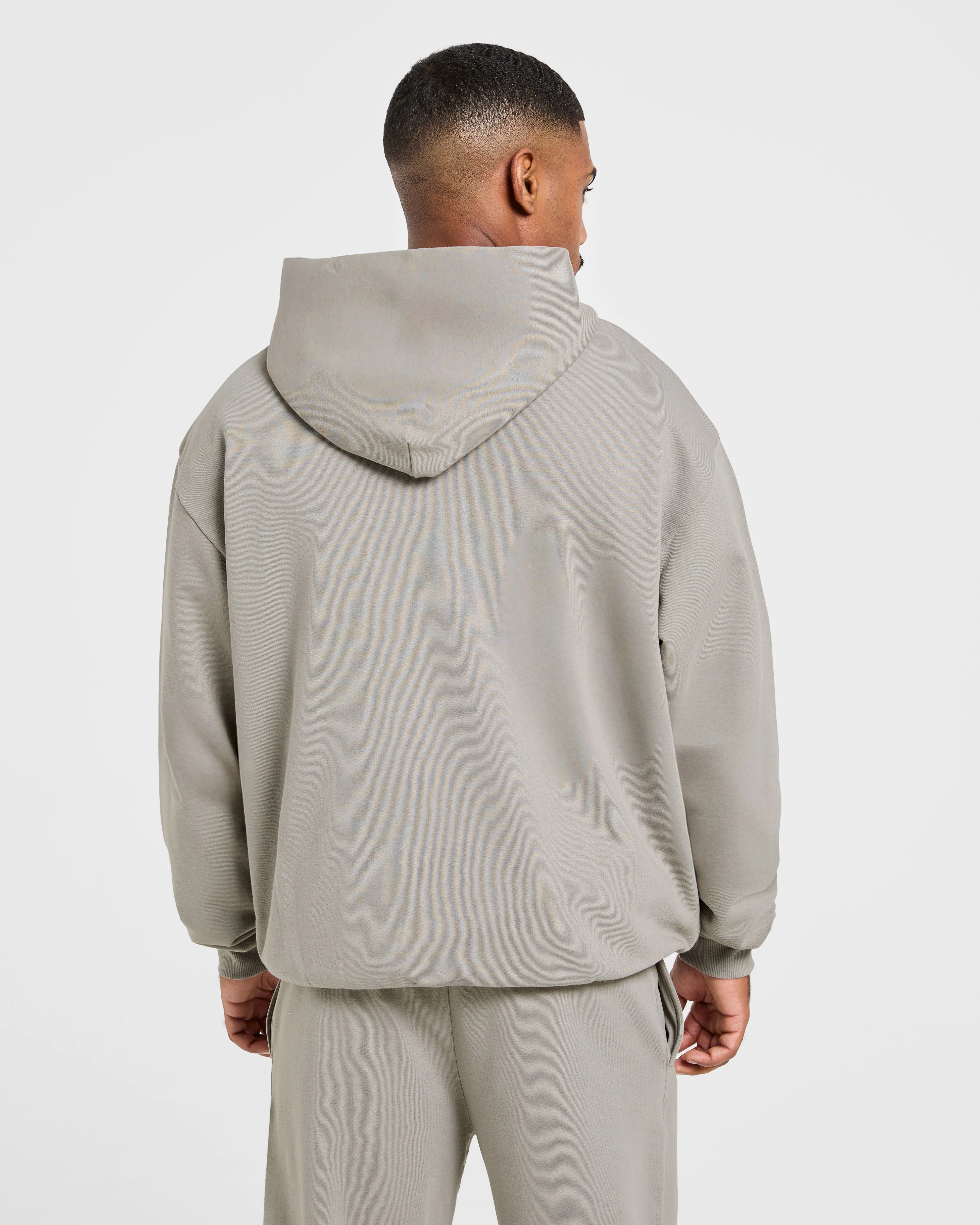 Craft Oversized Zip Up Hoodie - Misty - Image 2