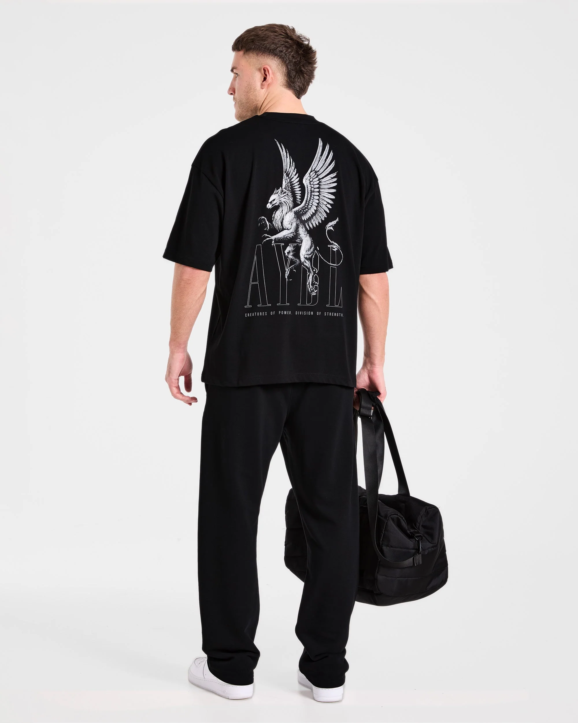 Creatures Of Power Oversized T Shirt - Black - Image 7