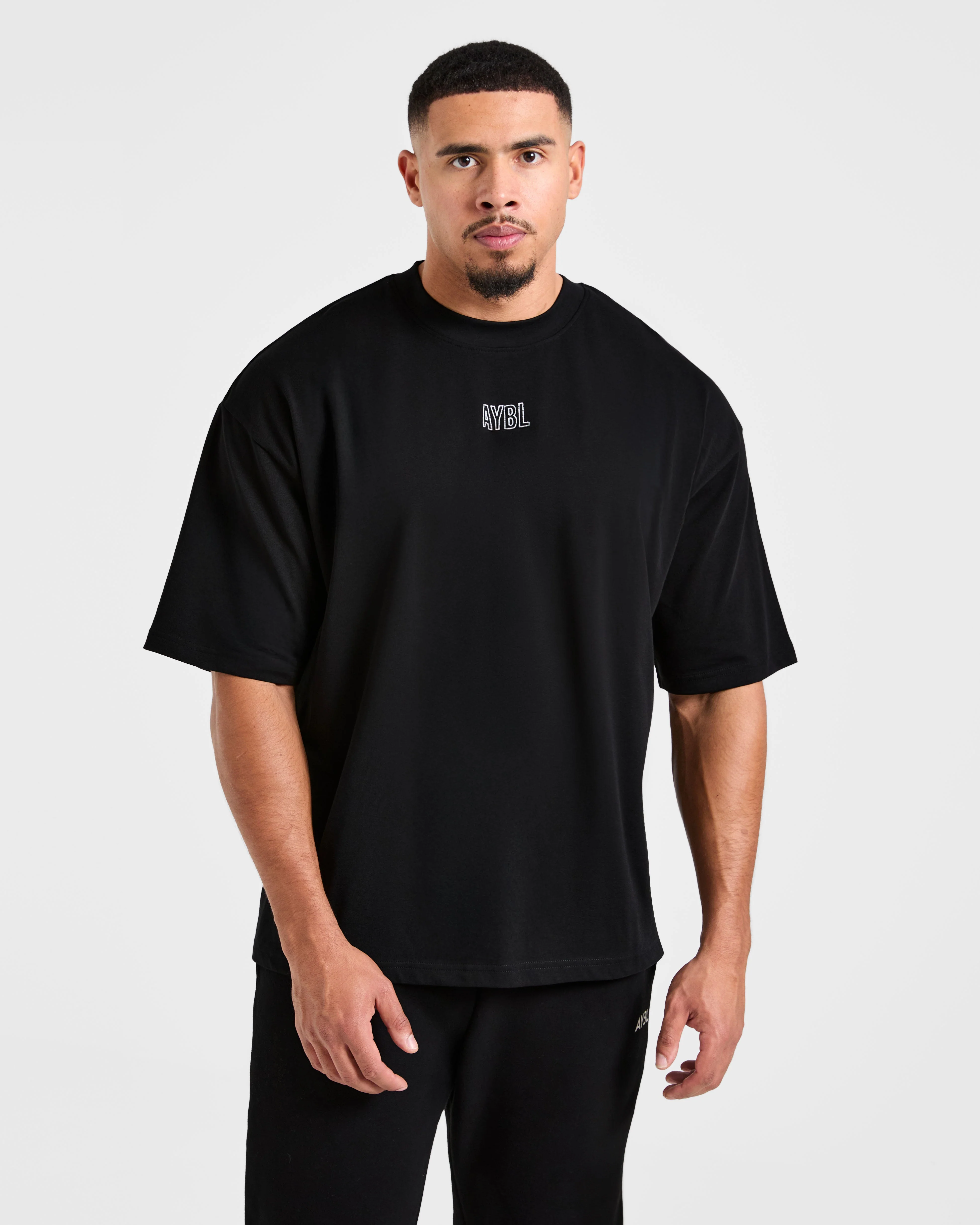 Doberman Strength Oversized T Shirt - Black/Red - Image 2