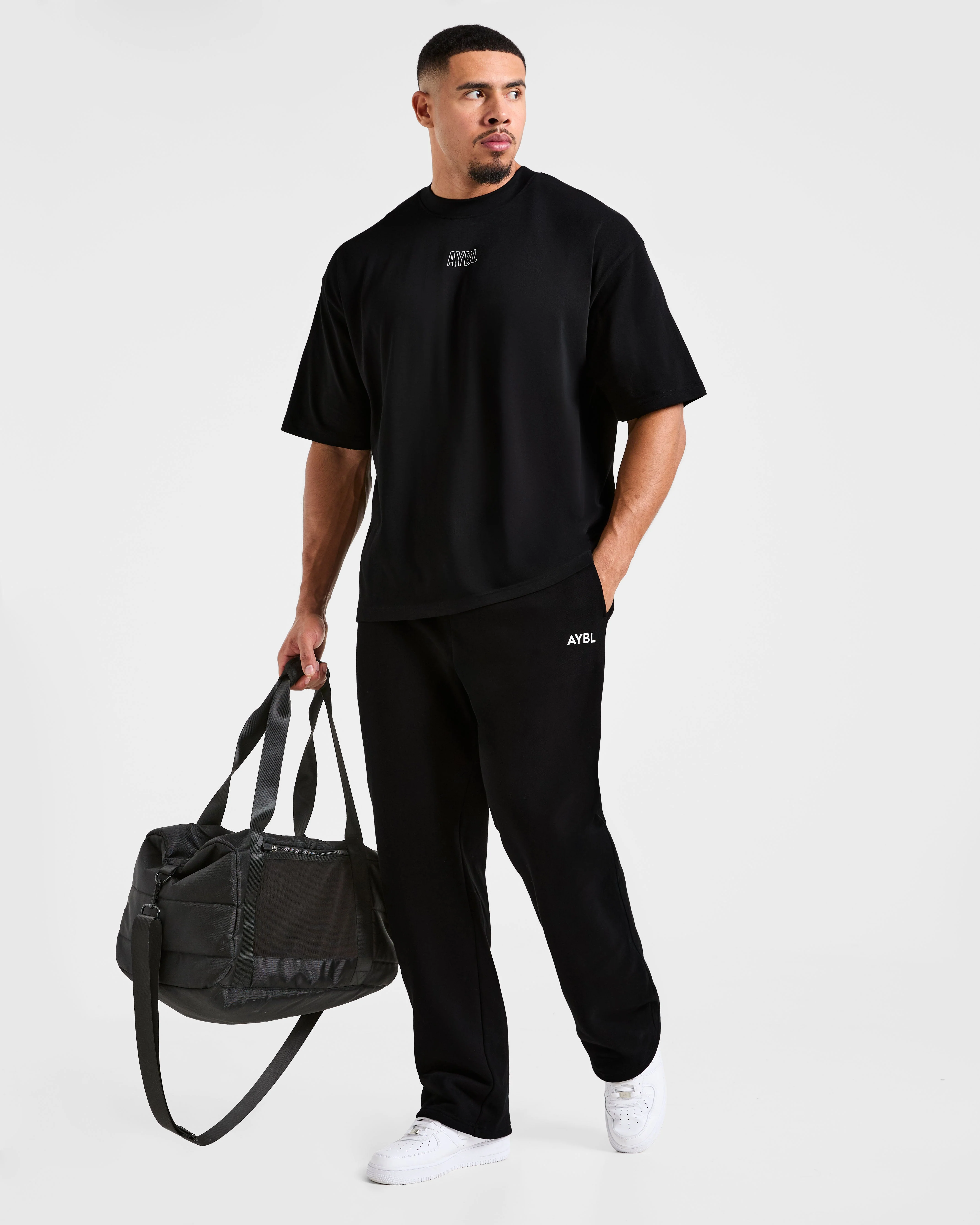 Doberman Strength Oversized T Shirt - Black/Red - Image 7