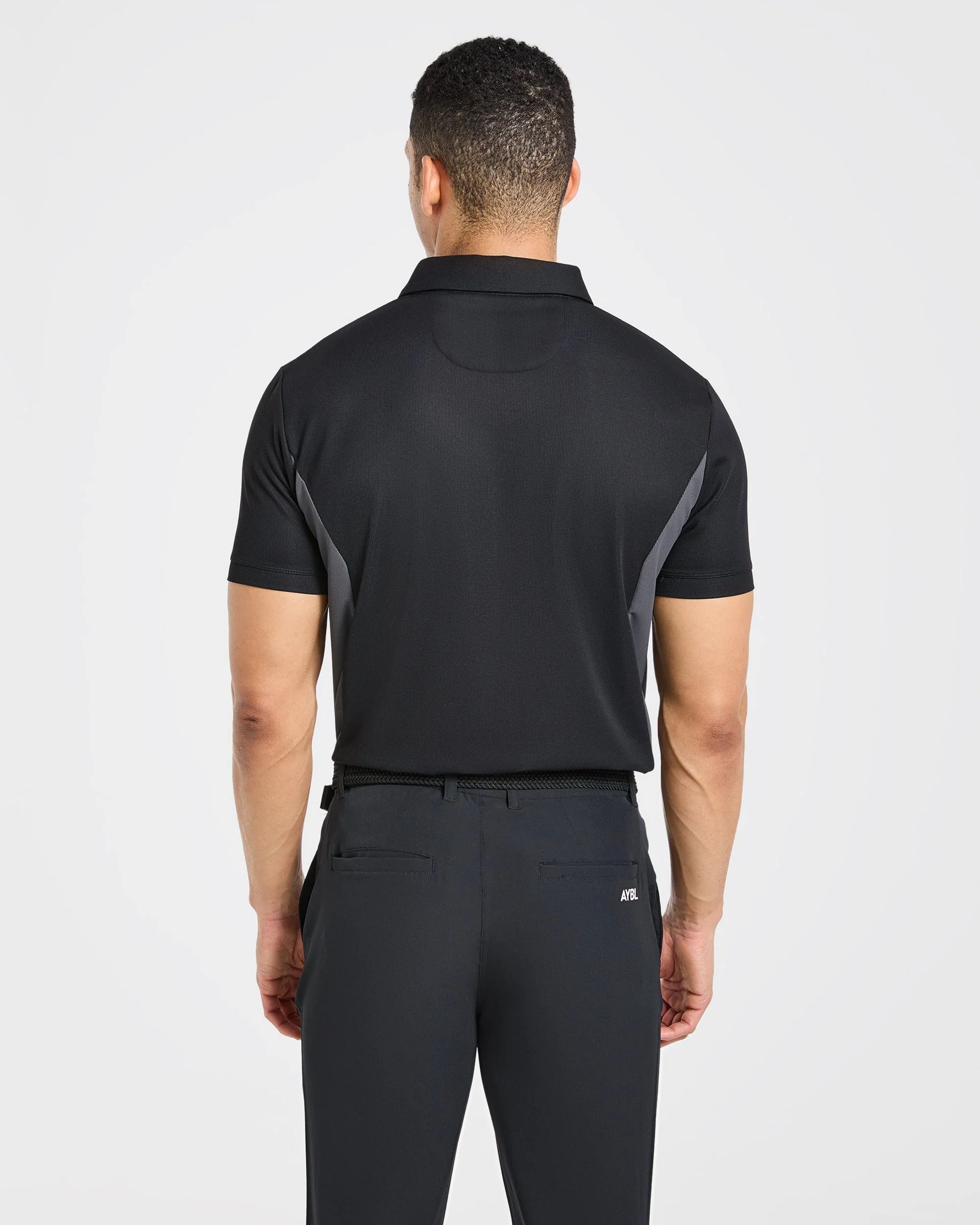 Edge Polo - Black/Charcoal - Image 2