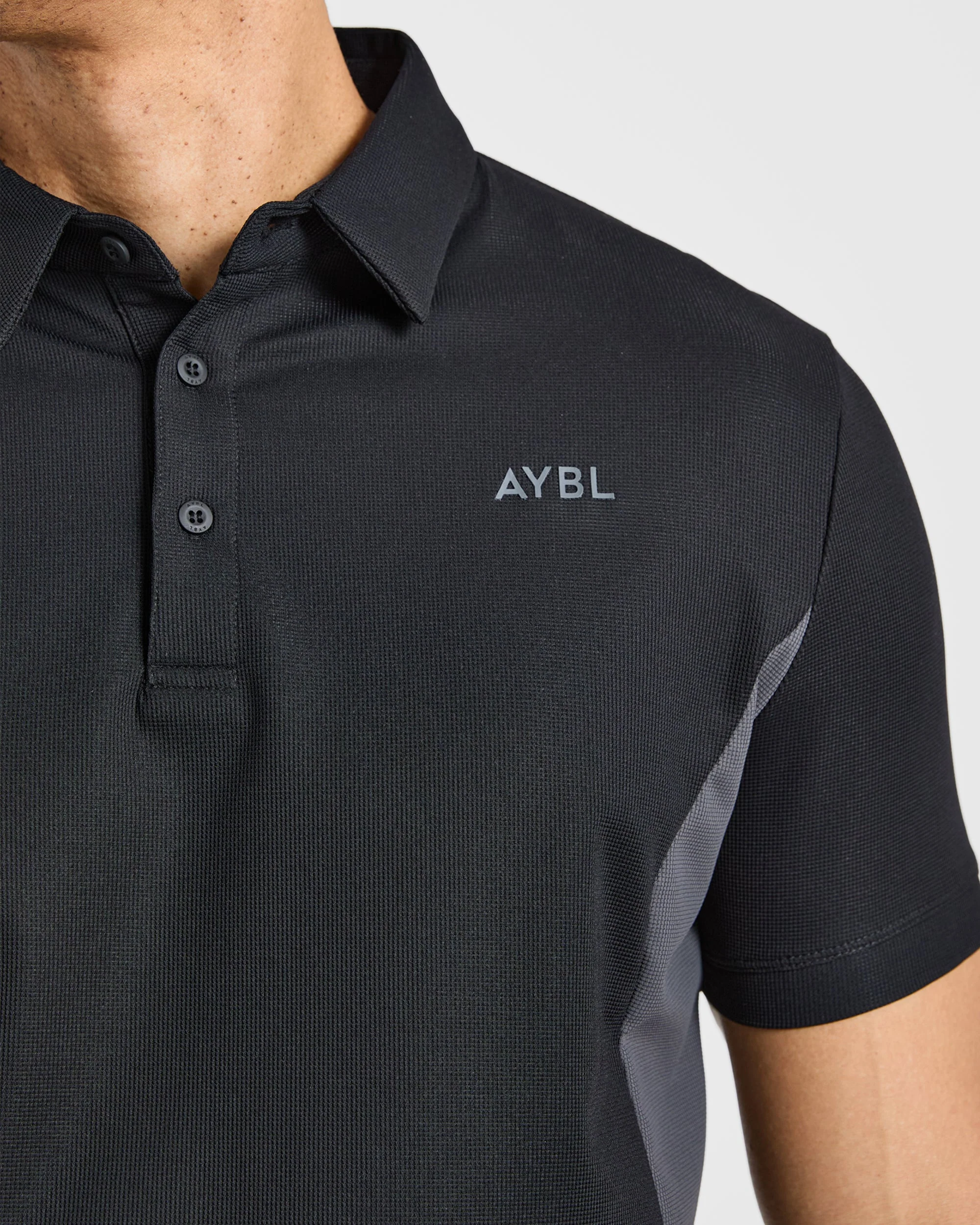 Edge Polo - Black/Charcoal - Image 5