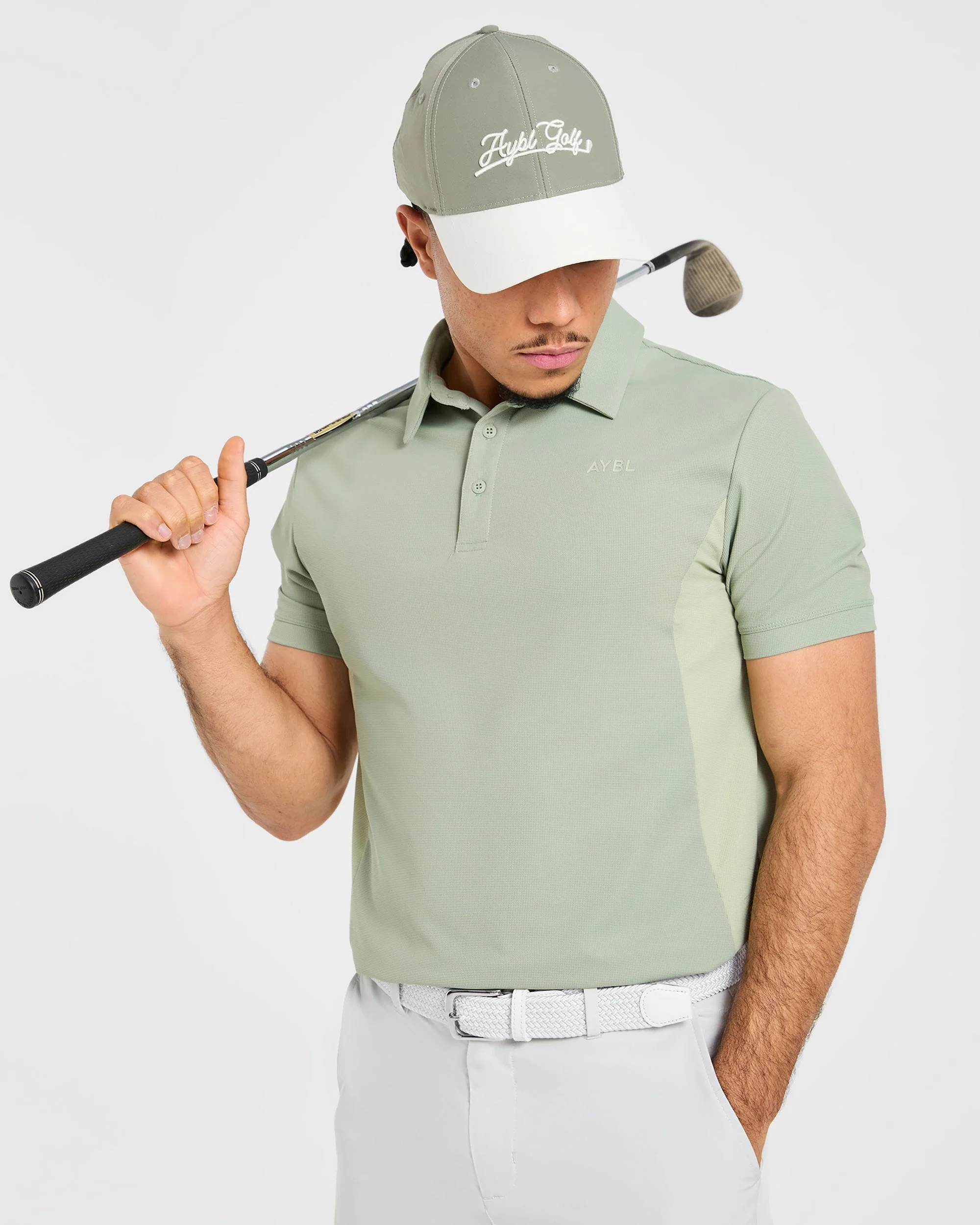 Edge Polo - Muted Olive Green - Image 8